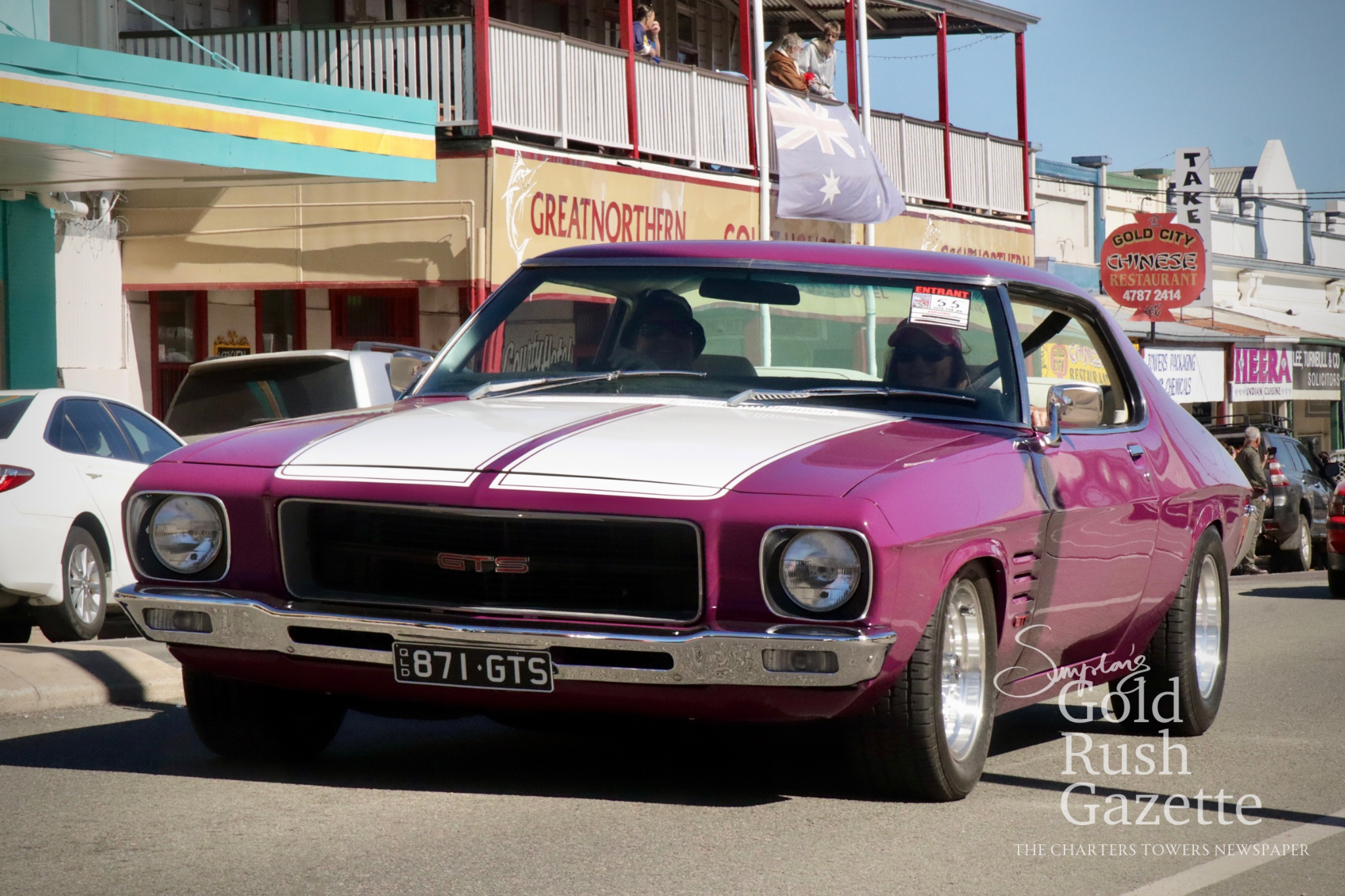 The 2026 Saturday Motor Show & Swap Meet Super Cruise down Gill Street