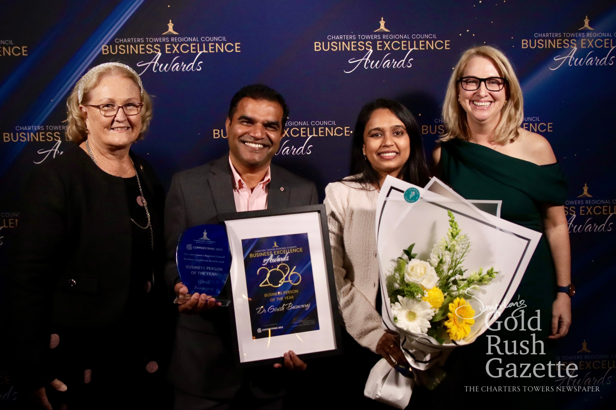 Winners from the 2026 Charters Towers Business Excellence Awards held at Leahton Park