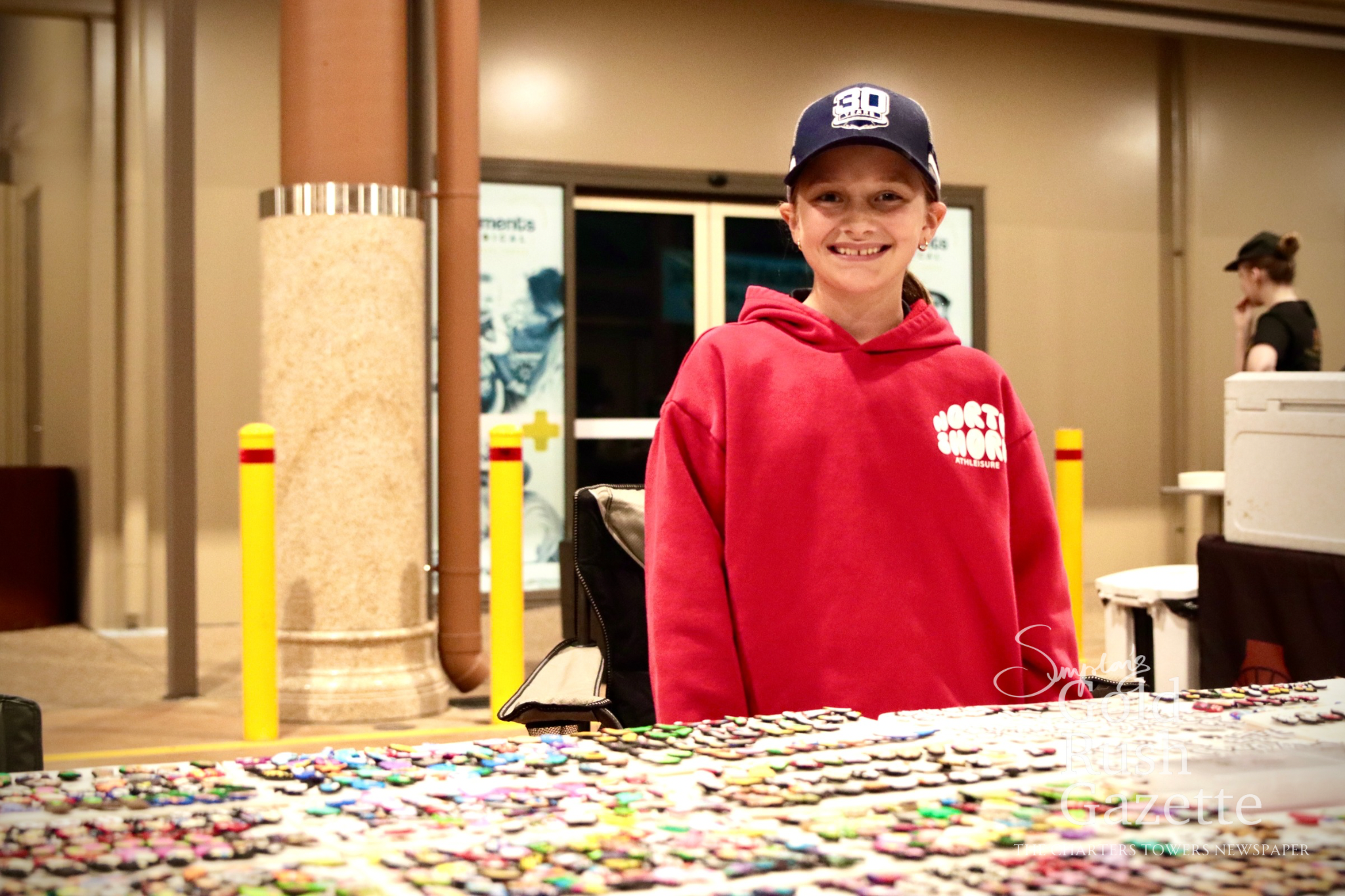 Kendyl of Pretty Lil Pieces at the Poppet Head Plaza Rotary NAIDOC Markets at Goldtower Central (2025)