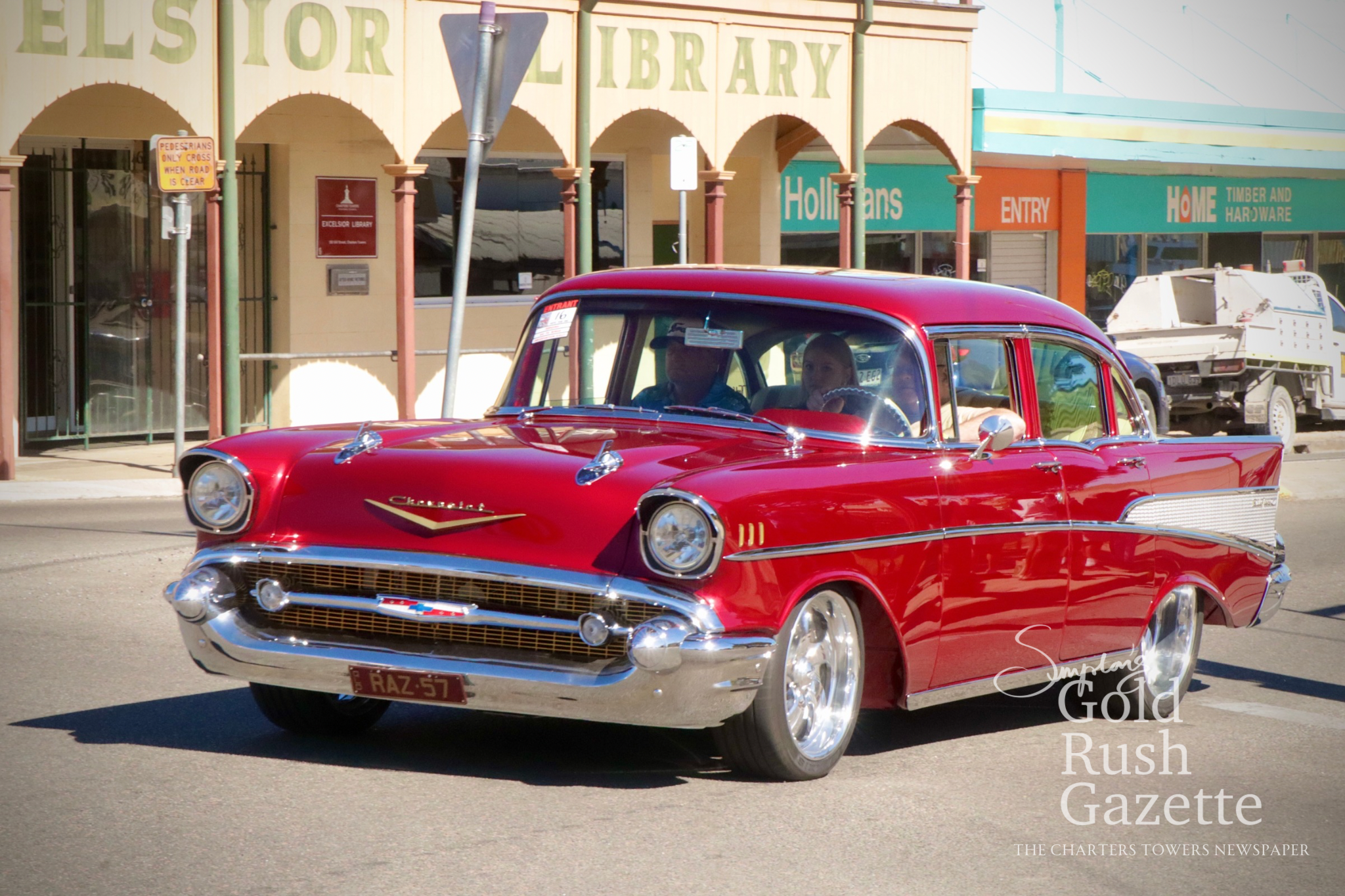 The 2026 Saturday Motor Show & Swap Meet Super Cruise down Gill Street