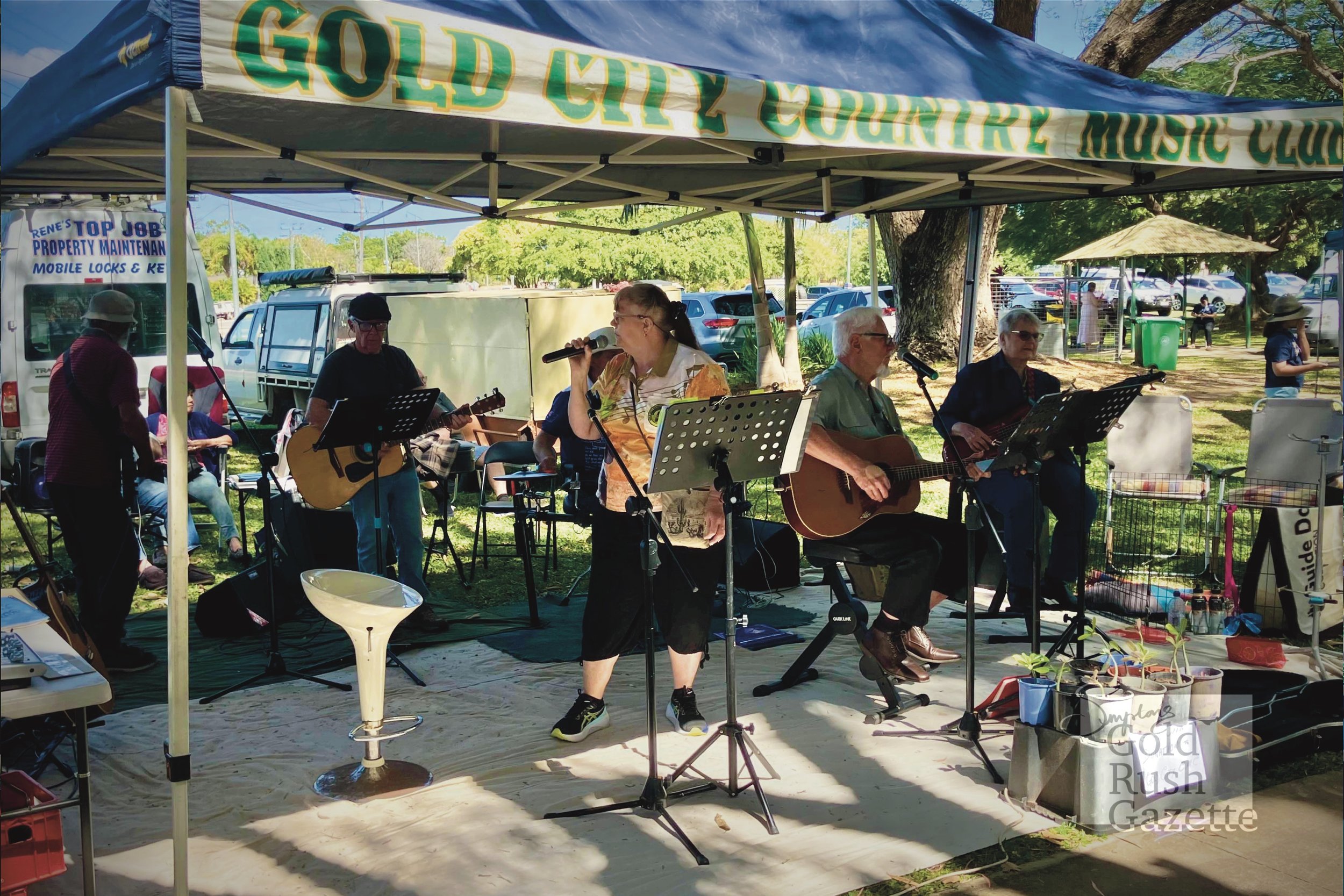The Gold City Country Music Club at the 2024 Prospect Community Day at Centenary Park