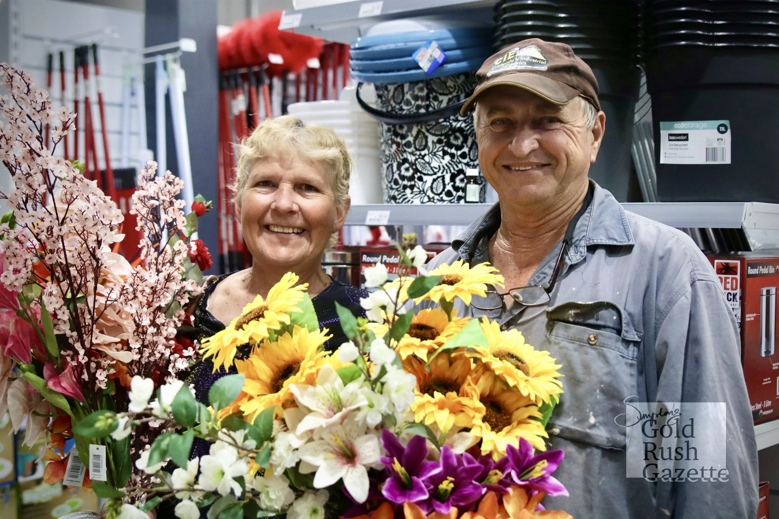 Jim and Rhonda Ryan at the opening of Choice The Discount Store at Treasure Towers East within the Goldtower Precinct (2024)