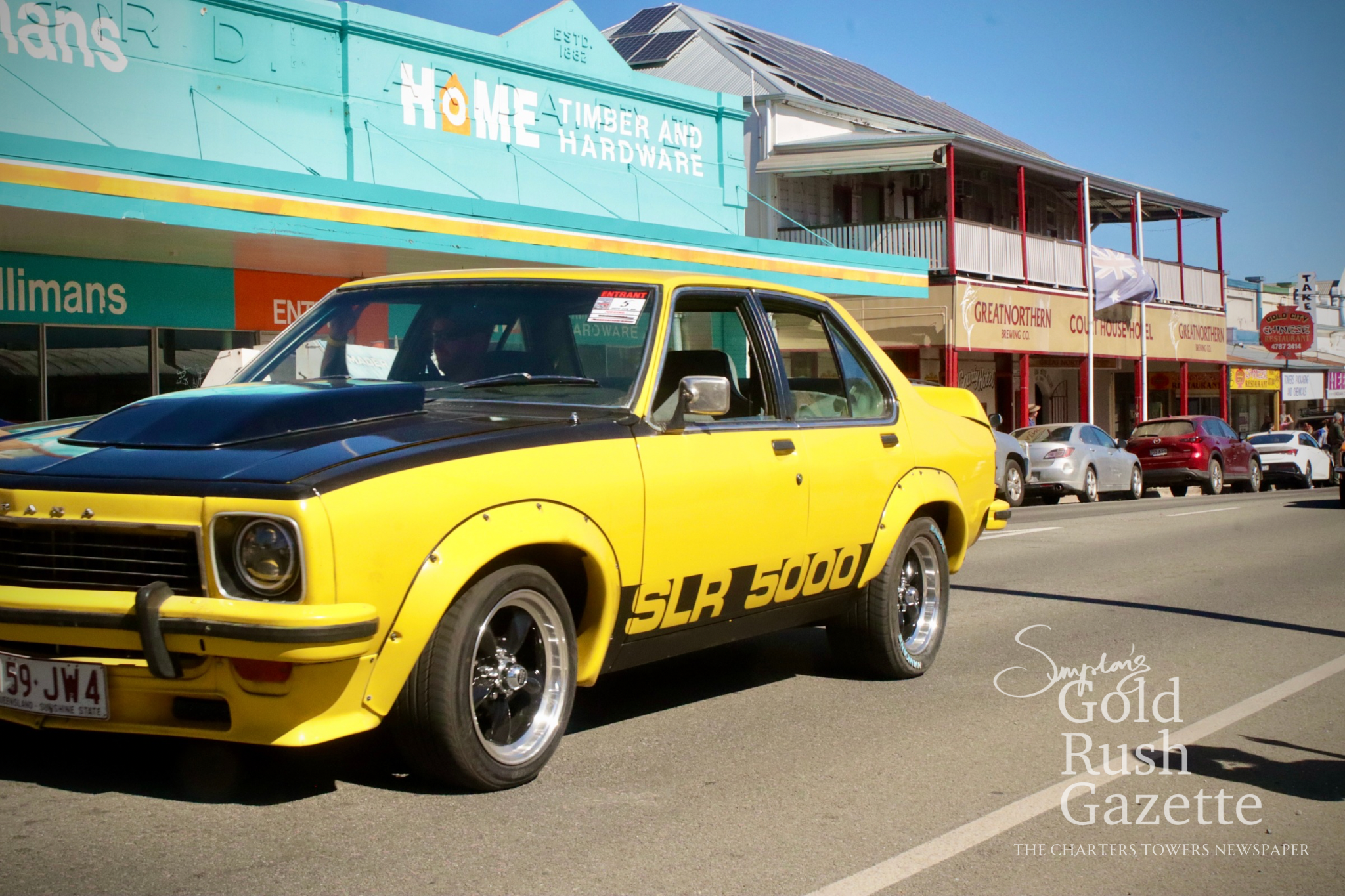 The 2026 Saturday Motor Show & Swap Meet Super Cruise down Gill Street