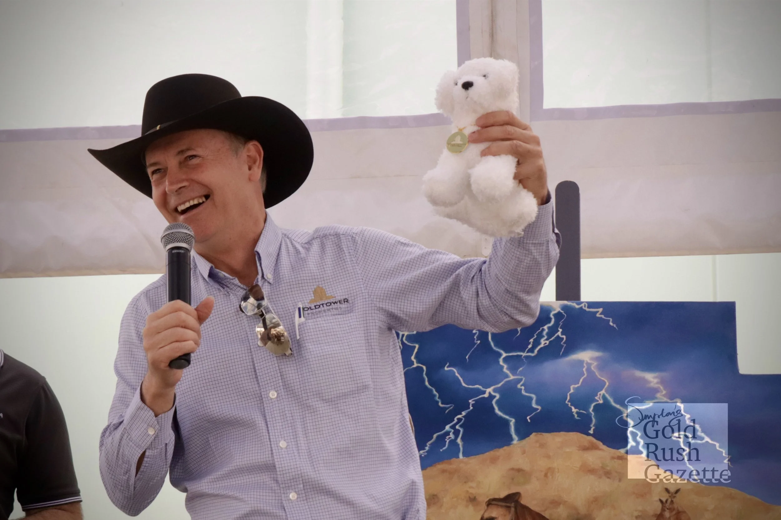Ribbon cutting for Treasure Towers and the Charters Towers Wall of History at the Goldtower Central Pet Expo (2023)