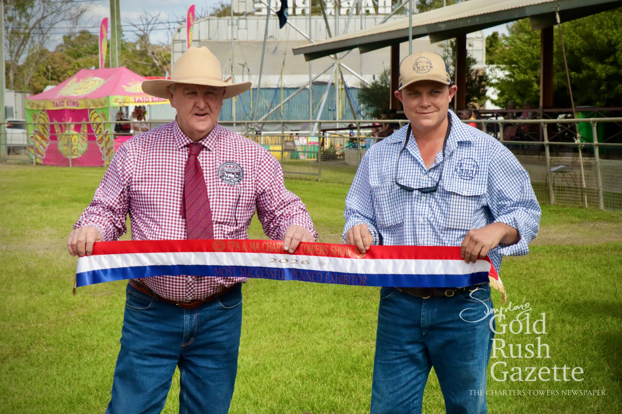 The 2026 Charters Towers Show parade and awards presentation at the Showgrounds