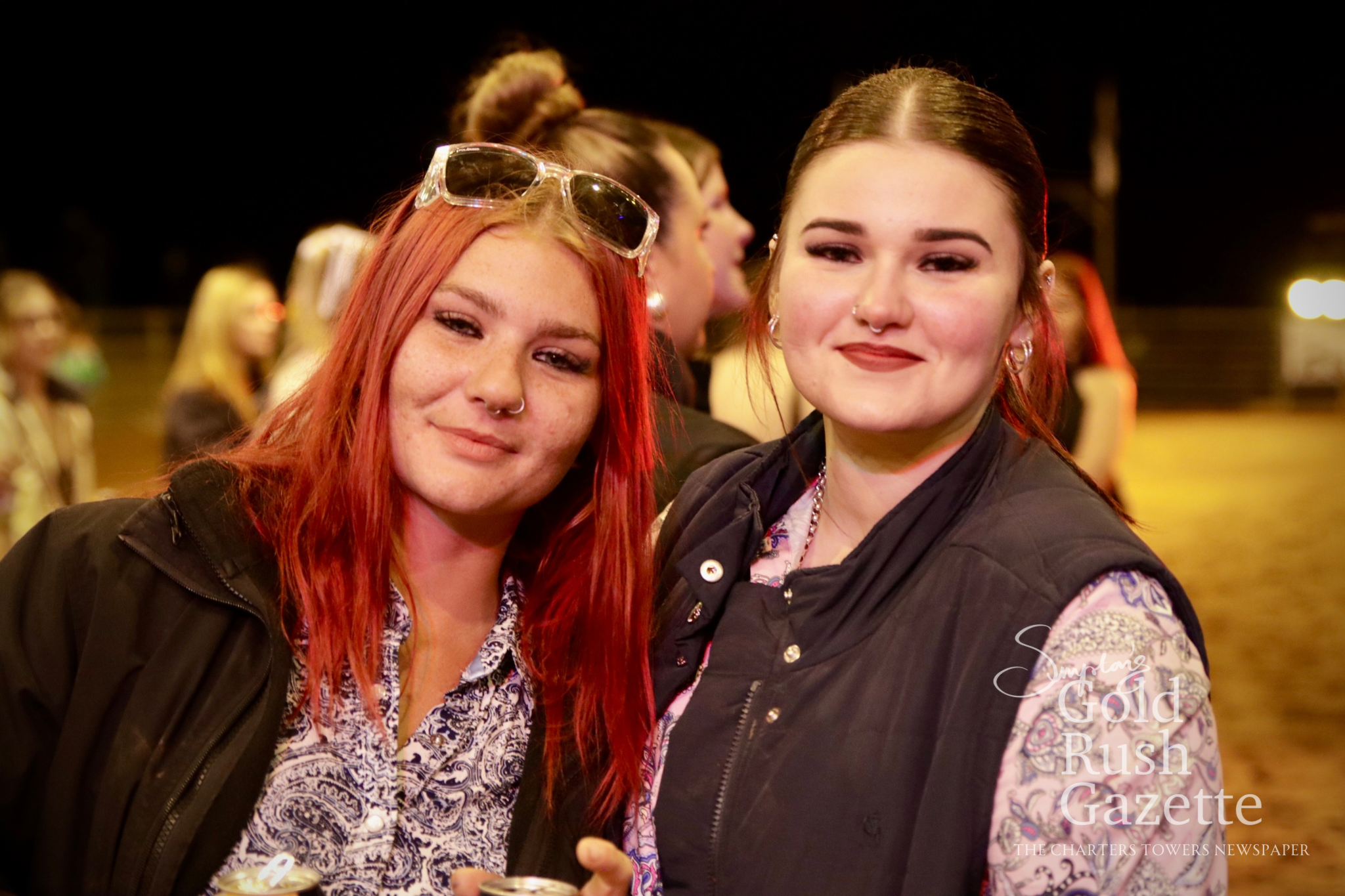 Brooke Geaney and Sarah Anderson at the 2025 Heart of the Goldfields Charters Towers Rodeo