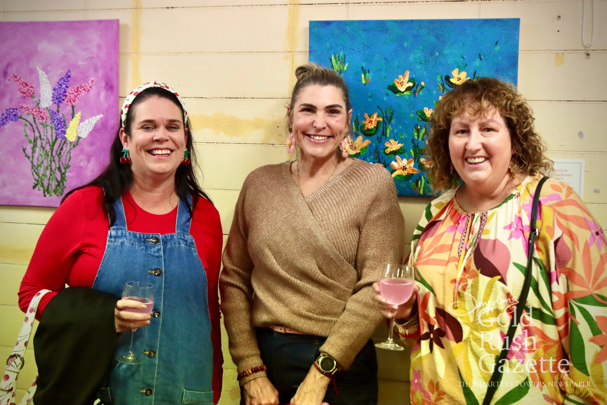Grand opening of Jemima Neilson’s debut art exhibition Lillypads & Whoopsie Daisies at the Charters Towers School of Mines, hosted by Towers Arts (2026)
