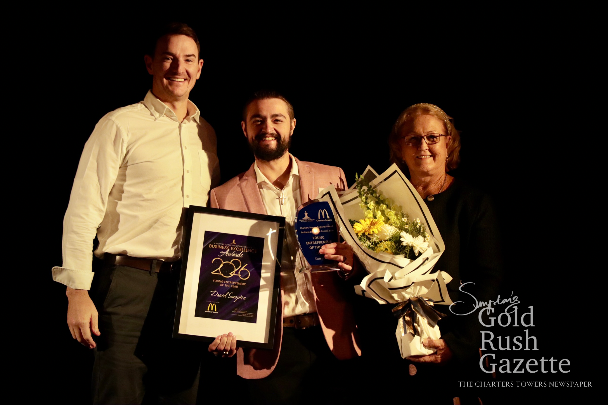 Winners from the 2026 Charters Towers Business Excellence Awards held at Leahton Park