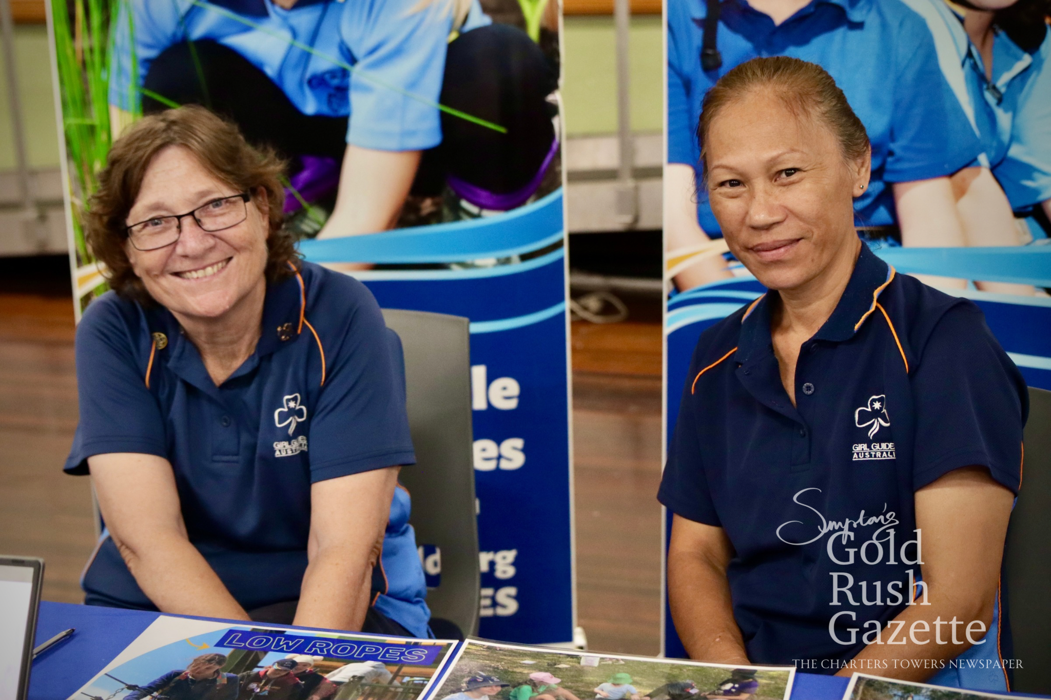 Charters Towers Girl Guides at the 2026 Charters Towers Regional Council Community Sign-On Day at the Arthur Titley Centre 