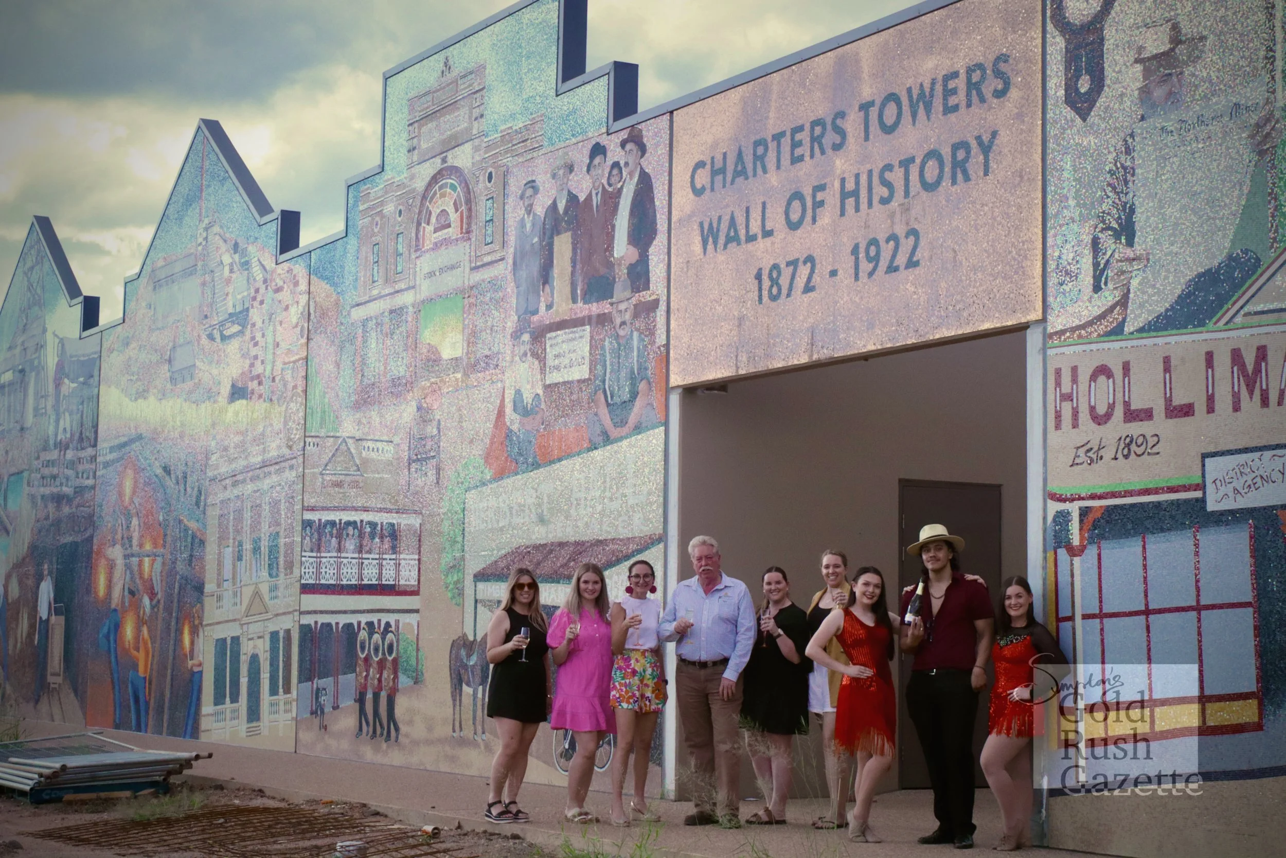 The upcoming site of the 2023 Charters Towers Charity Ball, Poppet Head Plaza