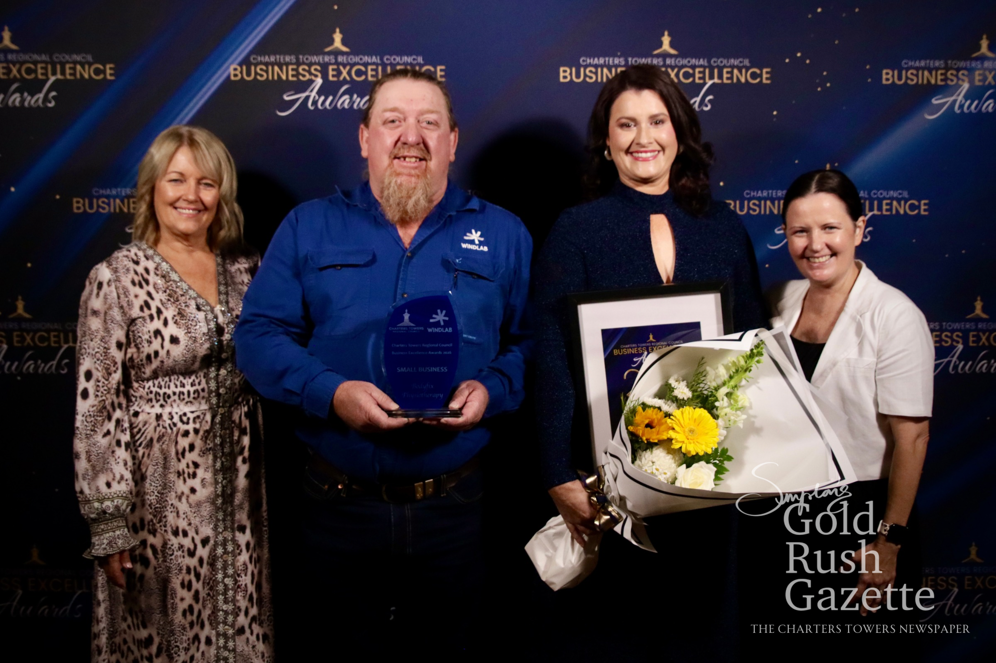 Winners from the 2026 Charters Towers Business Excellence Awards held at Leahton Park