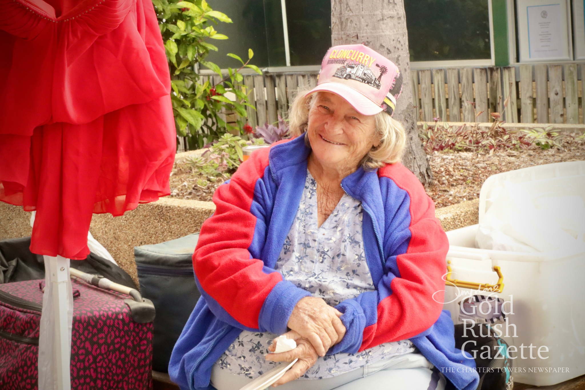 Cheryl Hazelton at the July 6 QCWA Markets at the Jane Black Memorial Hall (QCWA Hall) in Charters Towers (2025)