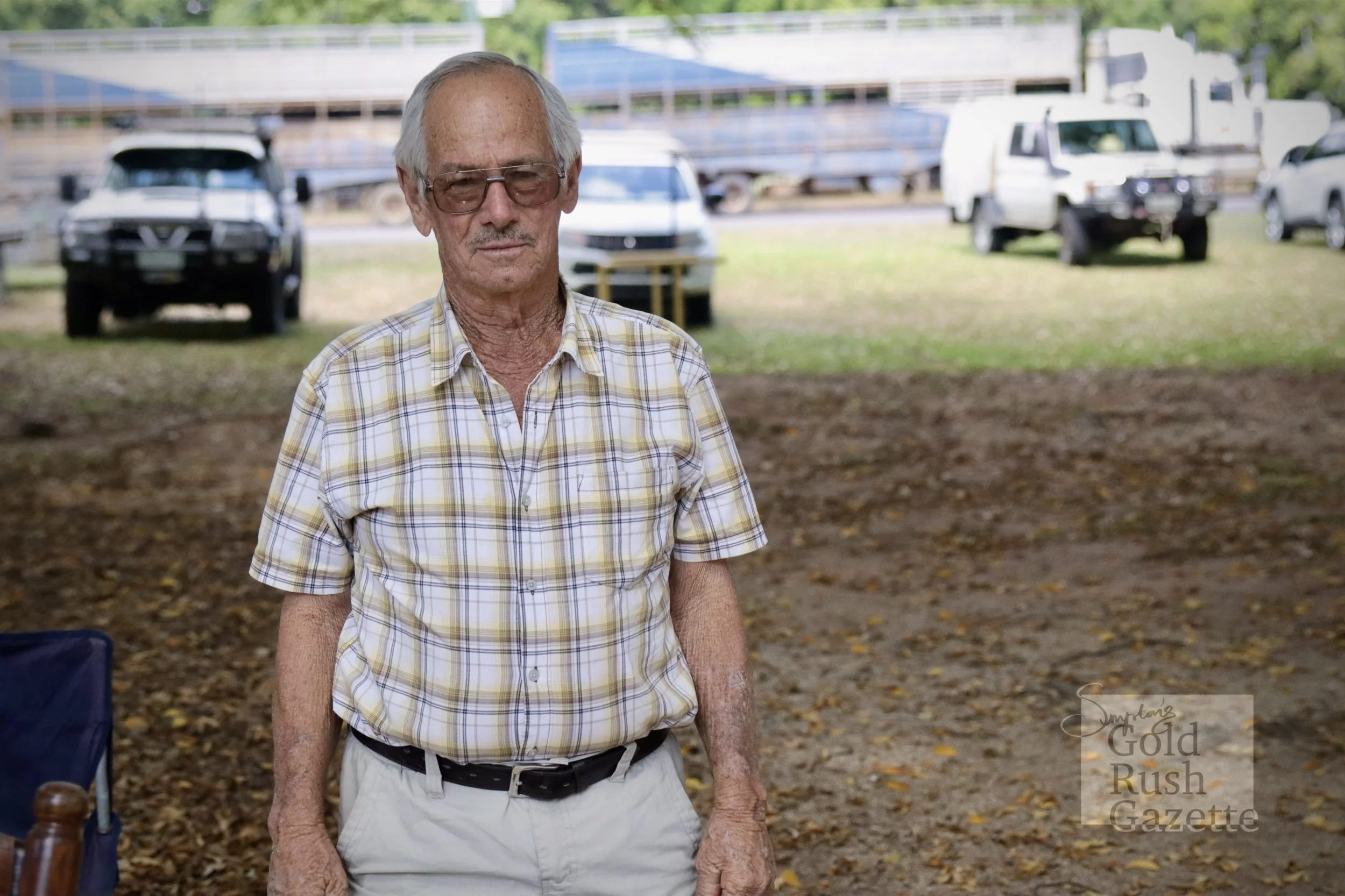 Brian Postlethwaite at the September Centenary Park Charity Markets (2024)