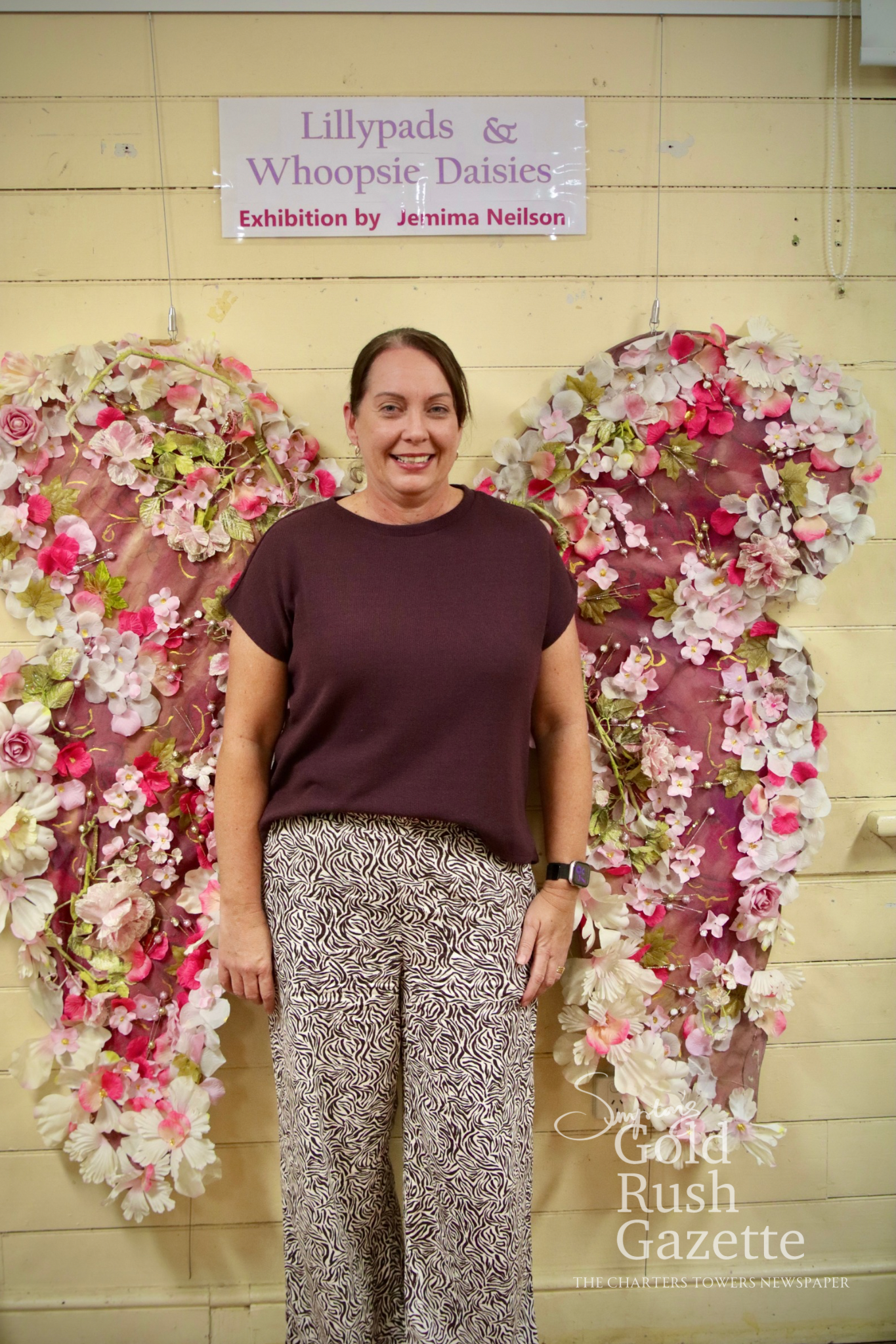 Grand opening of Jemima Neilson’s debut art exhibition Lillypads & Whoopsie Daisies at the Charters Towers School of Mines, hosted by Towers Arts (2026)