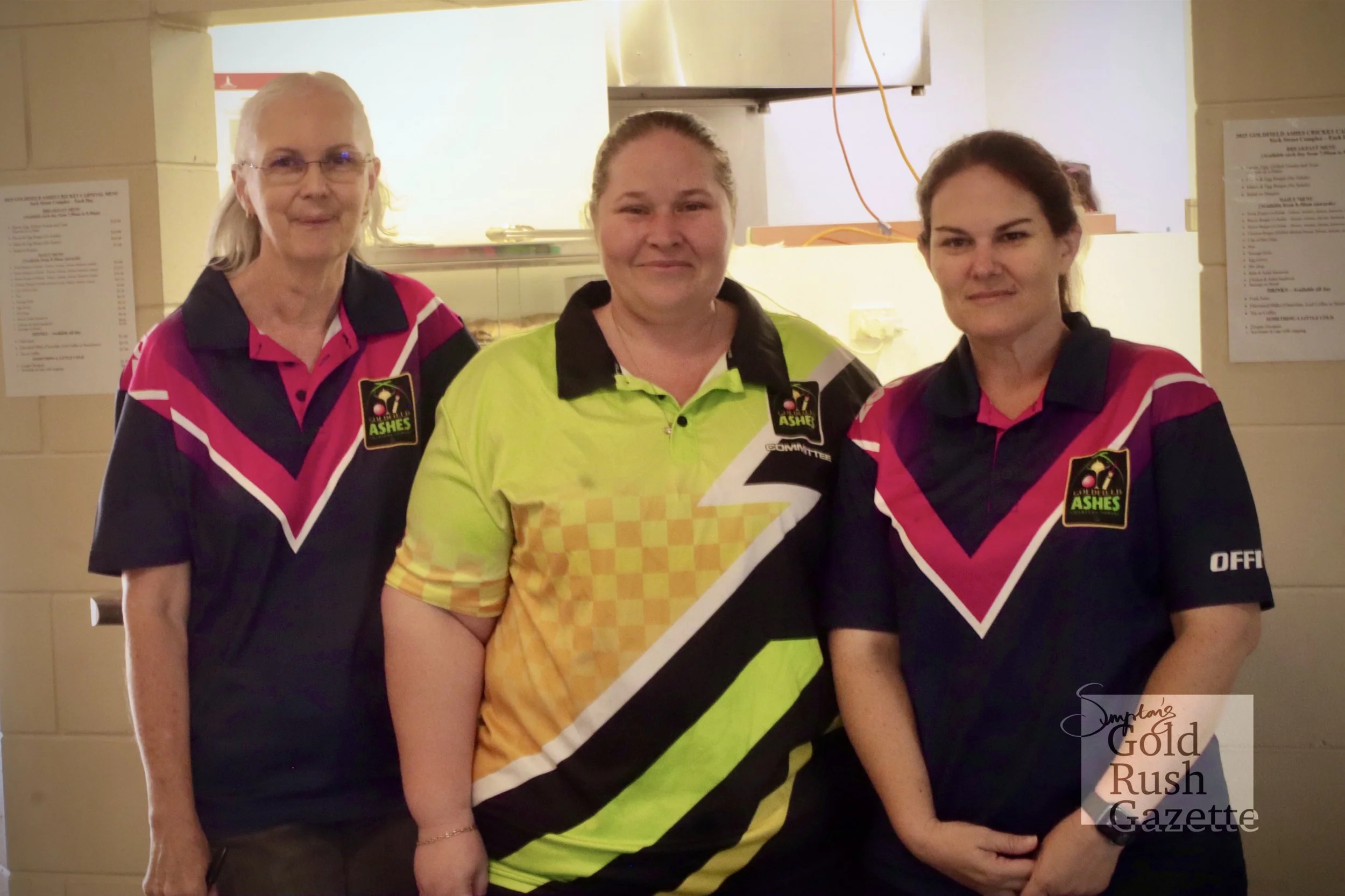 Organisers and volunteers for the 2025 Goldfield Ashes