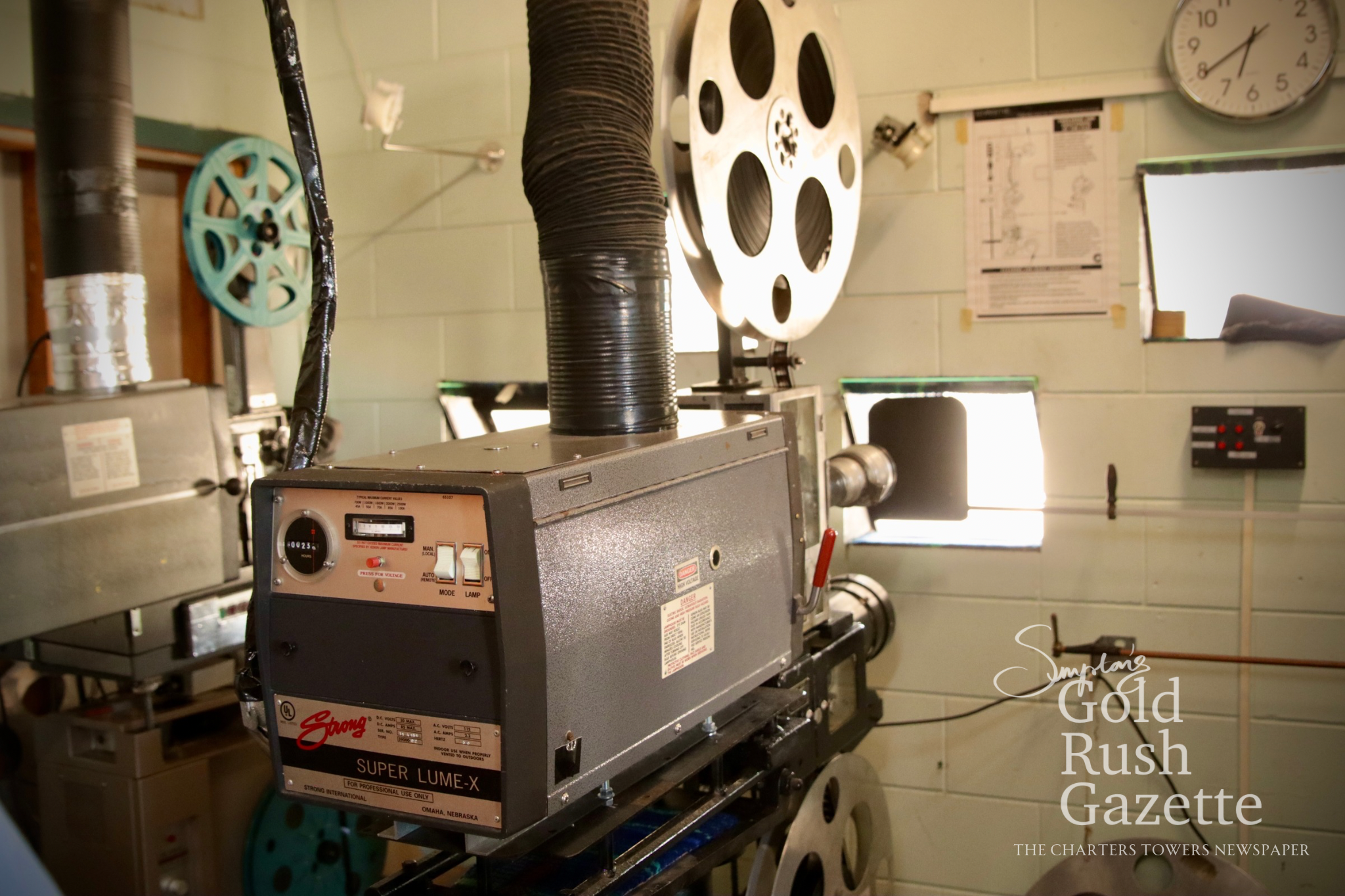 Great Spaces of Charters Towers location Tors Drive-in projector room (2026)
