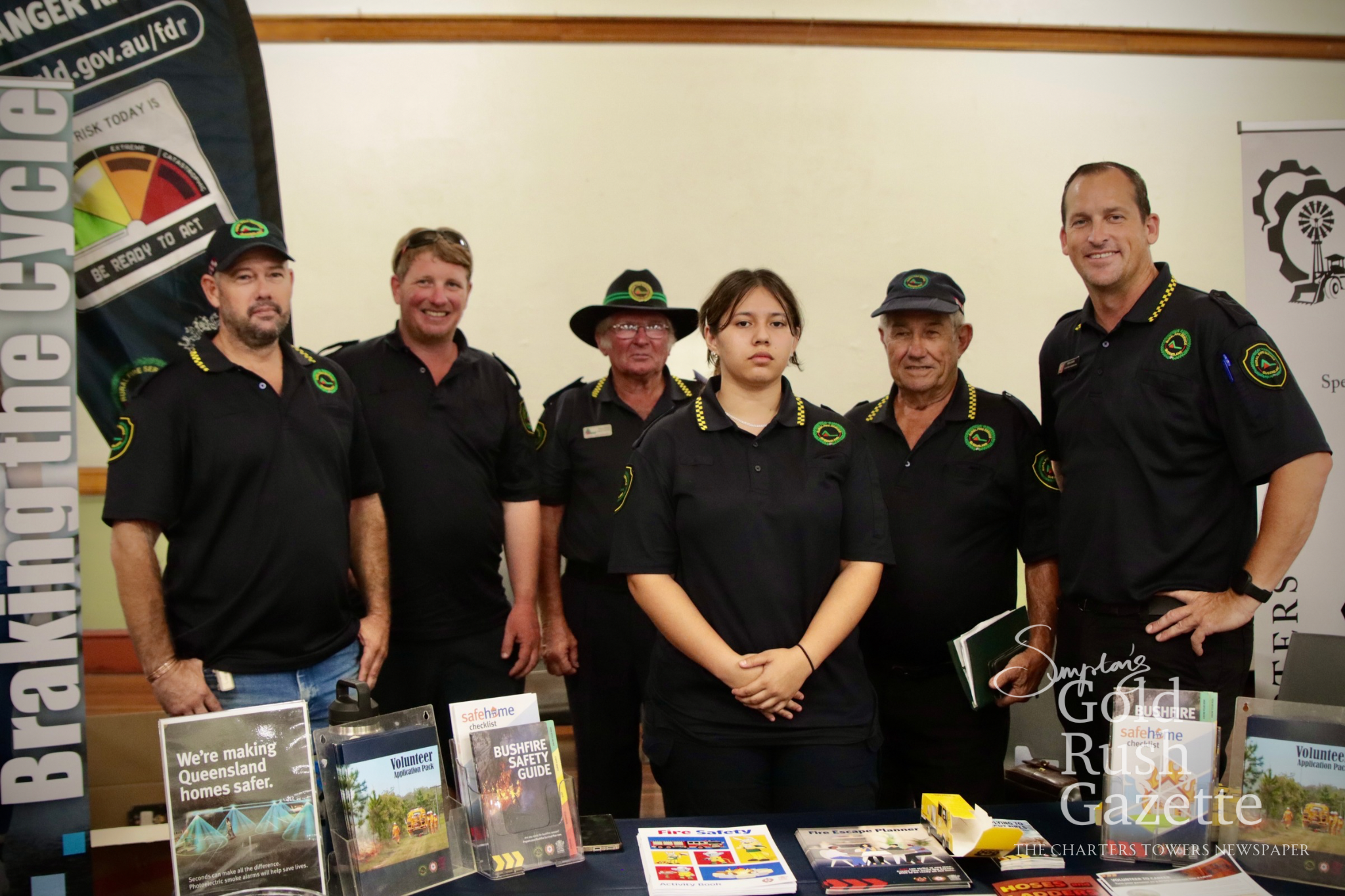 Charters Towers Rural Fire Service at the 2026 Charters Towers Regional Council Community Sign-On Day at the Arthur Titley Centre 