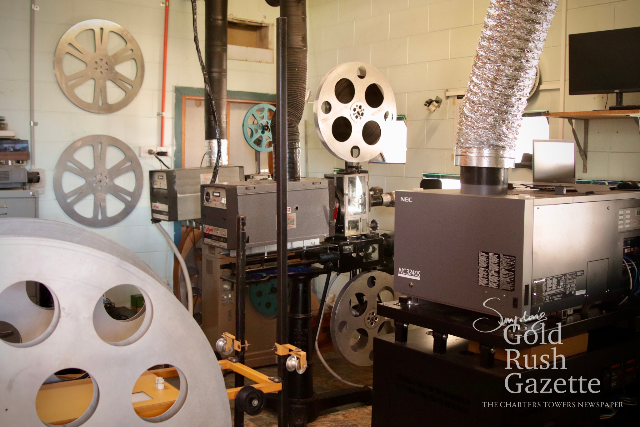 Great Spaces of Charters Towers location Tors Drive-in projector room (2026)