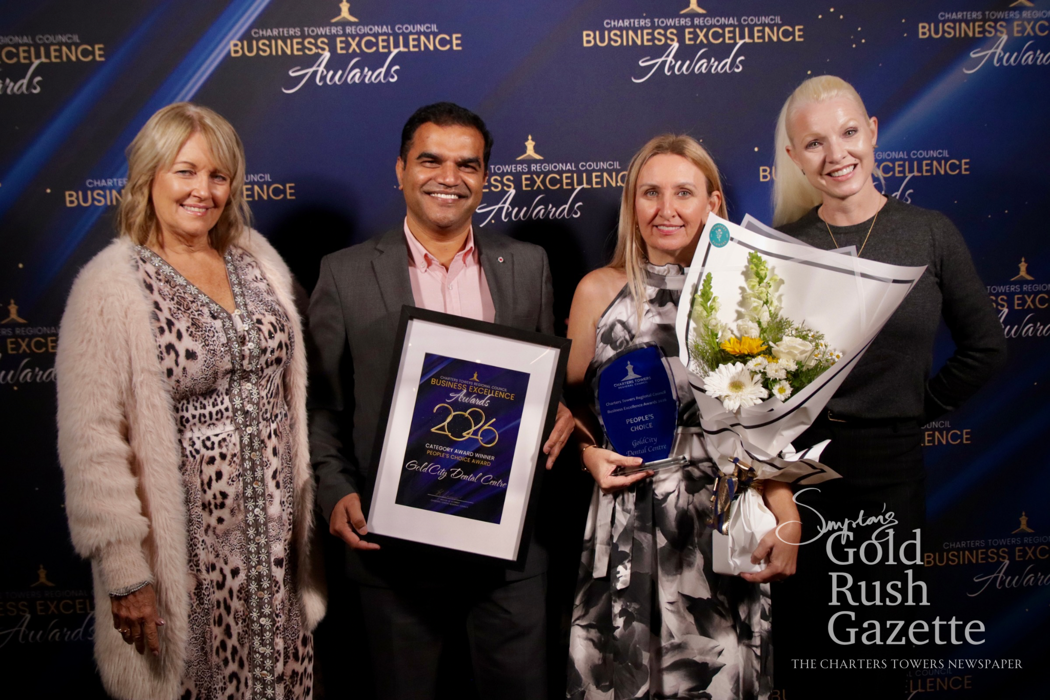 Winners from the 2026 Charters Towers Business Excellence Awards held at Leahton Park