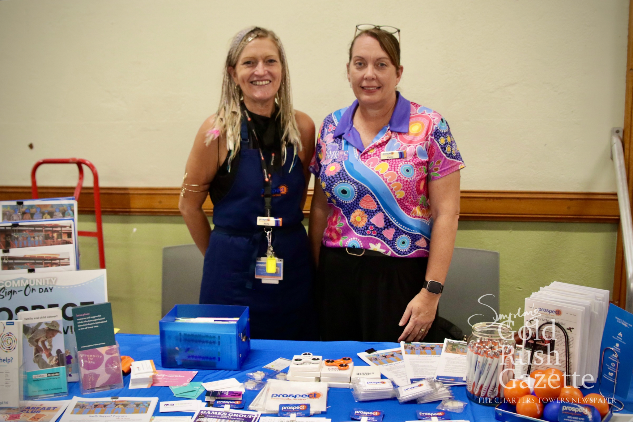 Prospect Community Services at the 2026 Charters Towers Regional Council Community Sign-On Day at the Arthur Titley Centre 
