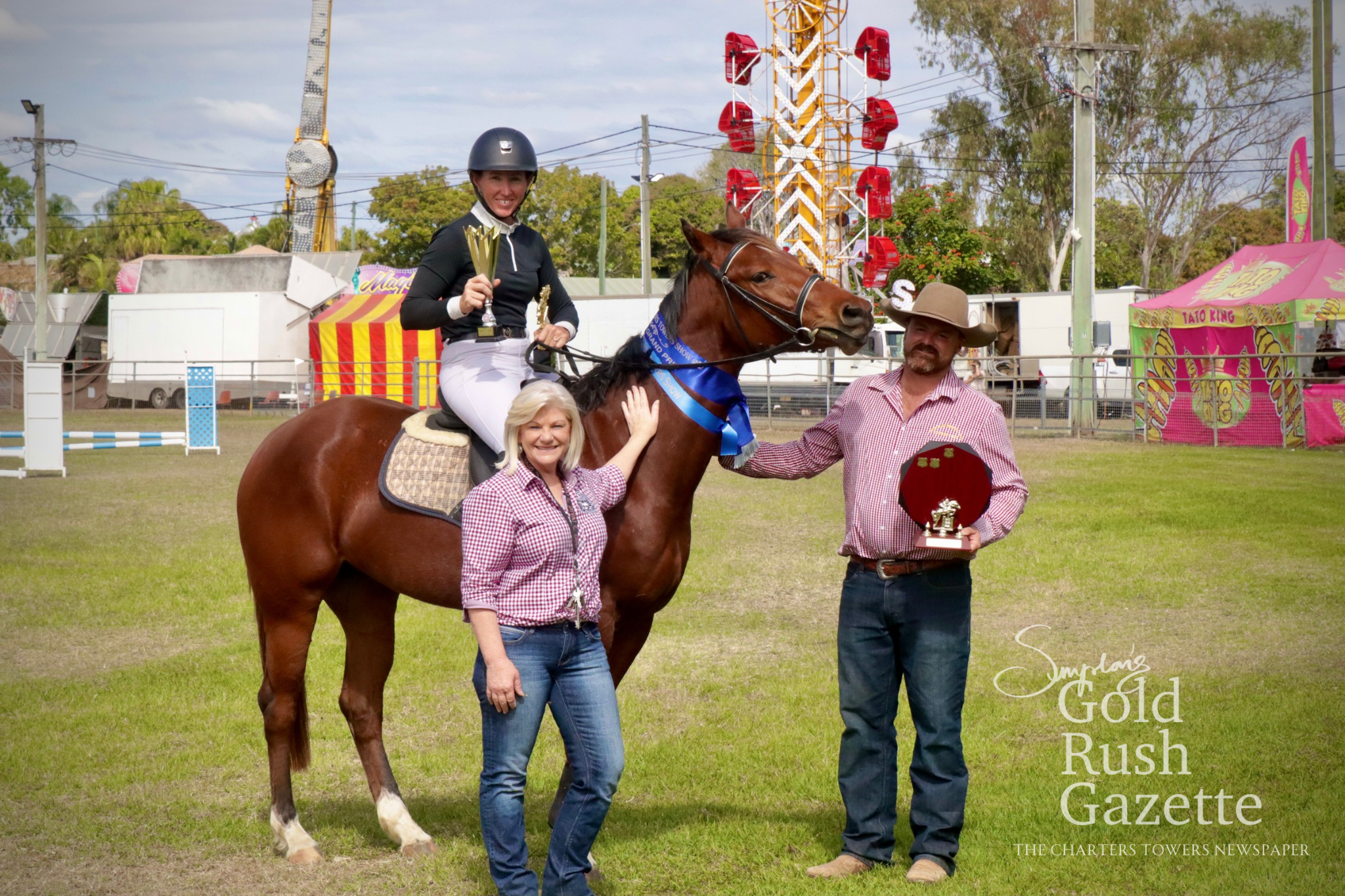 The 2026 Charters Towers Show parade and awards presentation at the Showgrounds