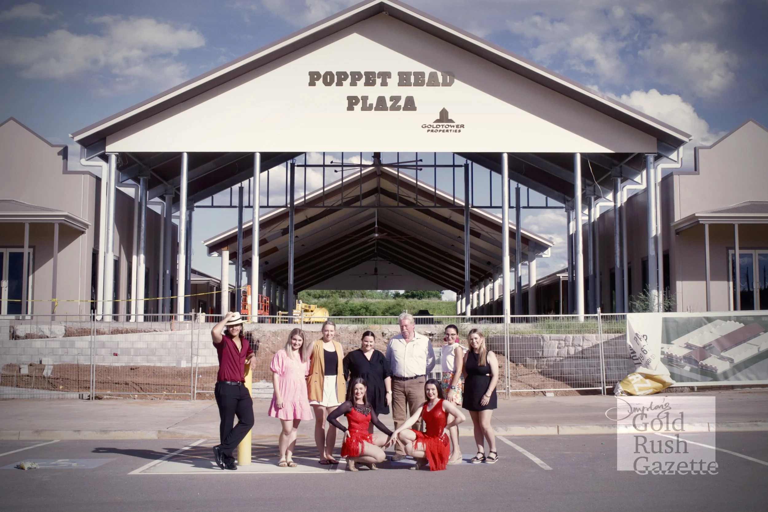 The upcoming site of the 2023 Charters Towers Charity Ball, Poppet Head Plaza