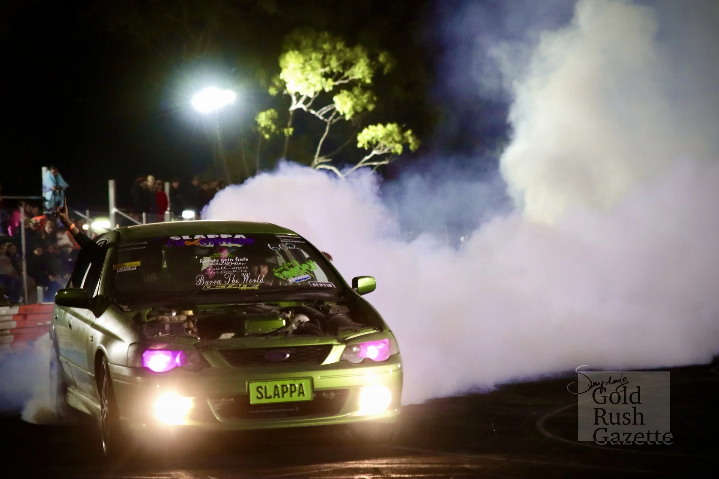 The 2024 Skidfest held by the held by the Charters Towers Burnout Club Inc.