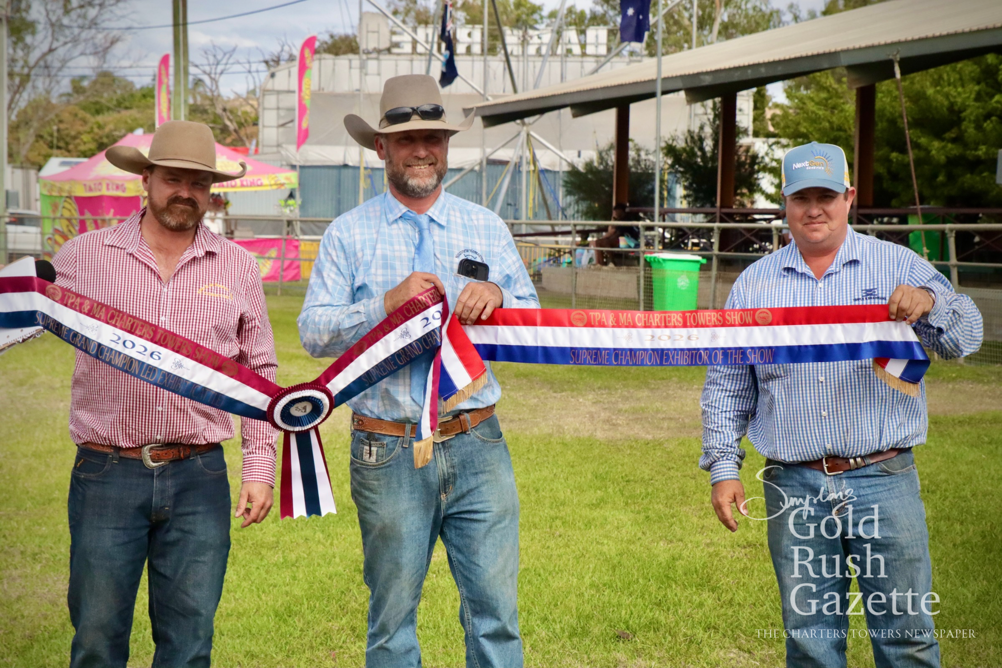 The 2026 Charters Towers Show parade and awards presentation at the Showgrounds