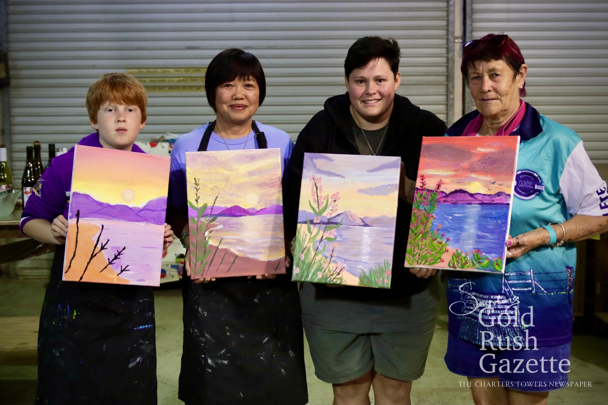 Stephanie.Naomi.Peter’s Paint & Sip session at the Mike Carney Arts Centre (2026)