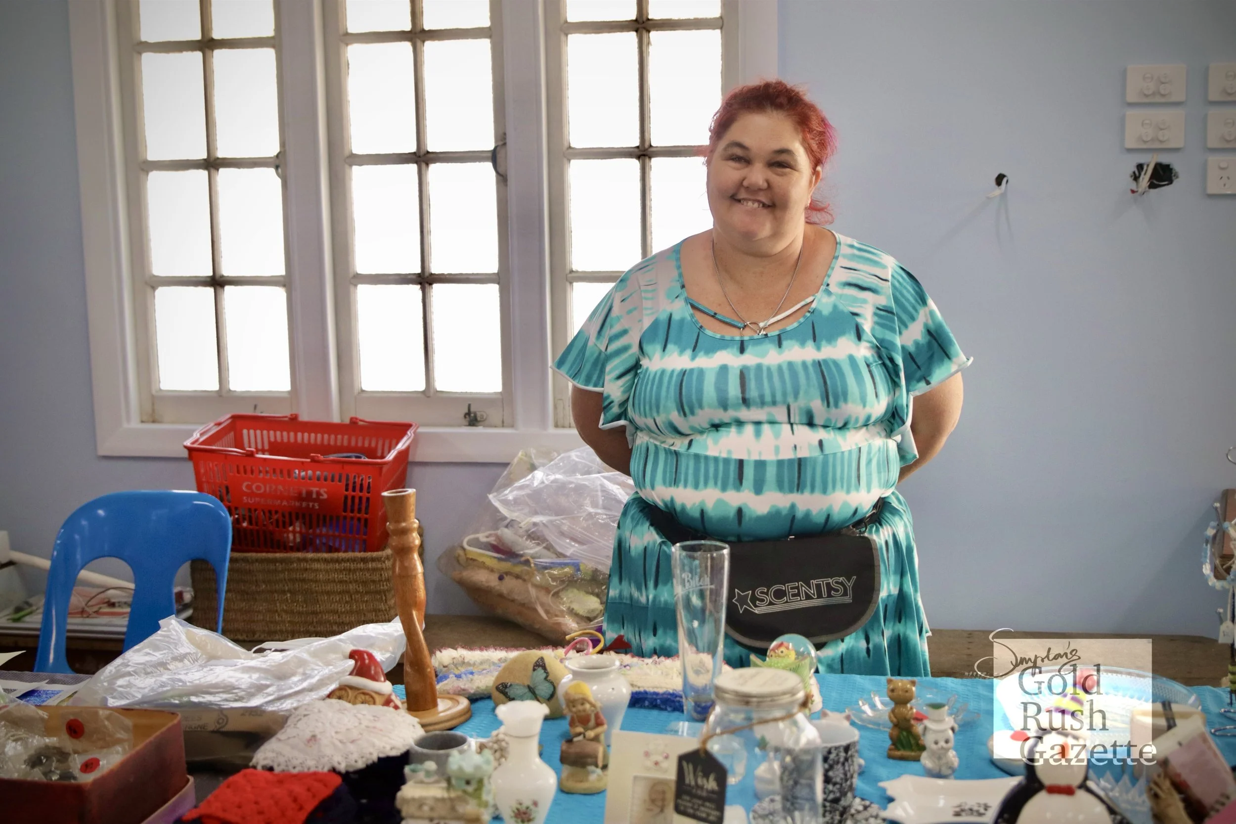Jackie Roeser at the QCWA Markets at the QCWA Hall