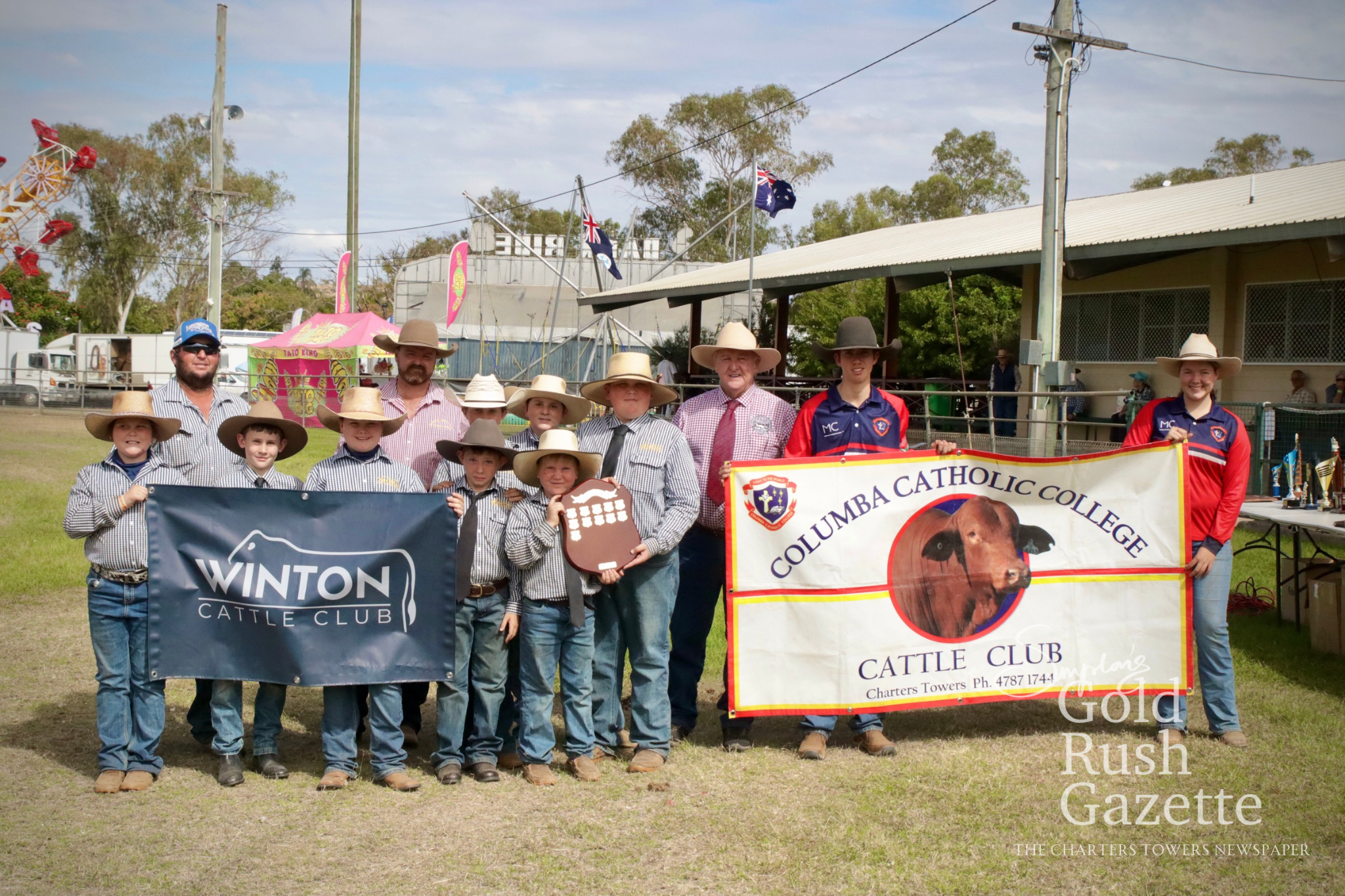 The 2026 Charters Towers Show parade and awards presentation at the Showgrounds