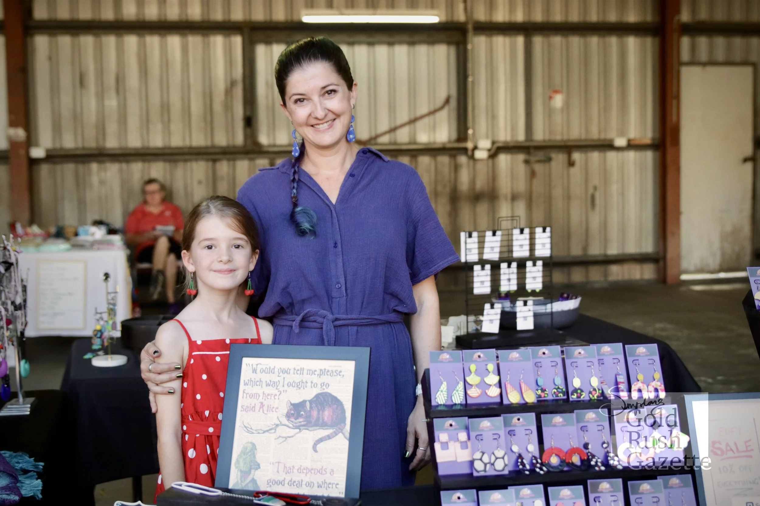 Alana and Laura Prestley at the Twilight Markets at the Mike Carney Creative Industries Centre (2024)