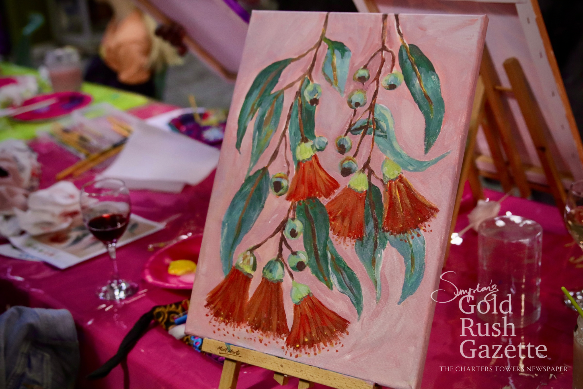 Stephanie.Naomi.Peter’s Paint & Sip session at the Mike Carney Arts Centre (2026)