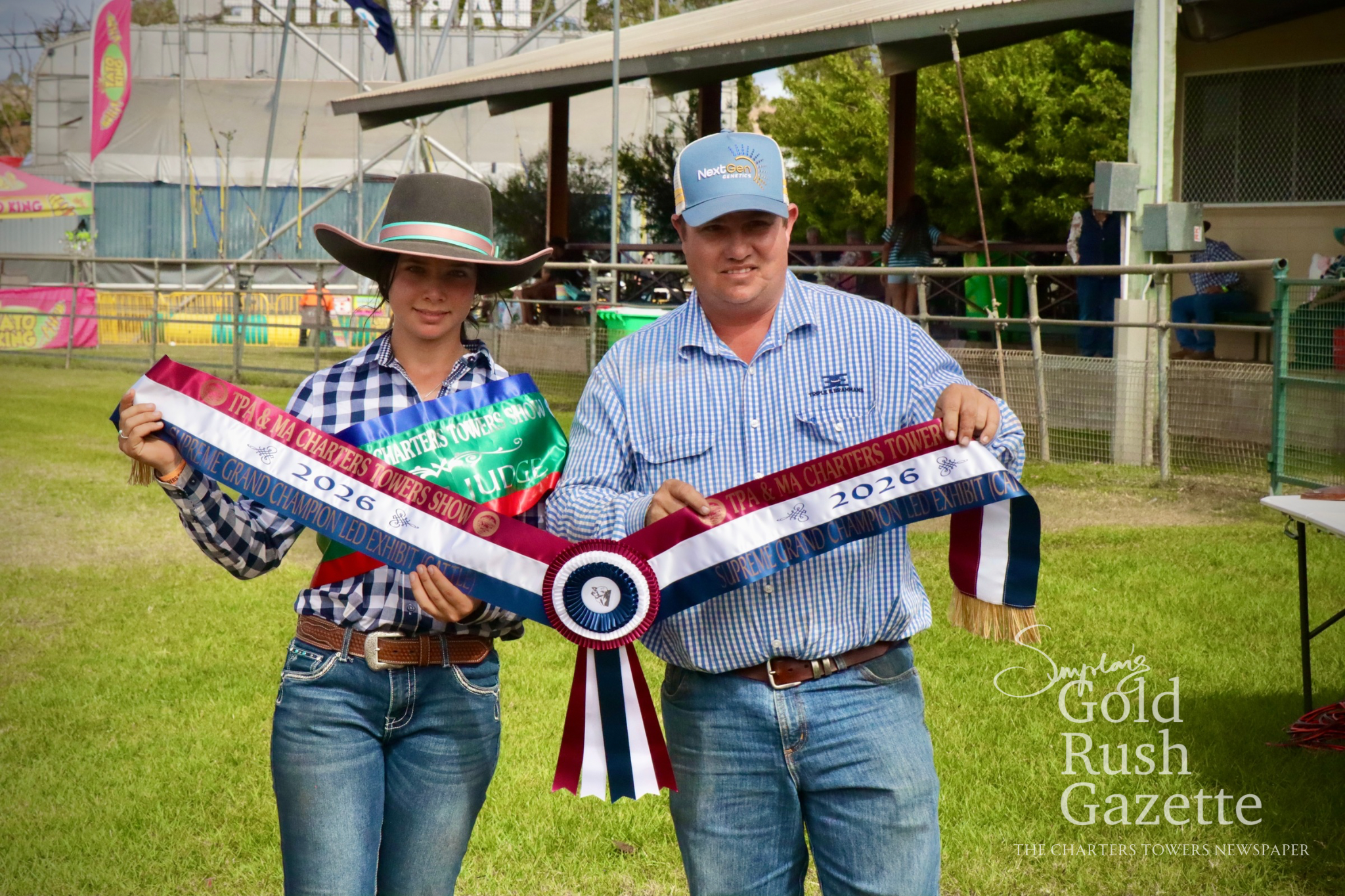 The 2026 Charters Towers Show parade and awards presentation at the Showgrounds
