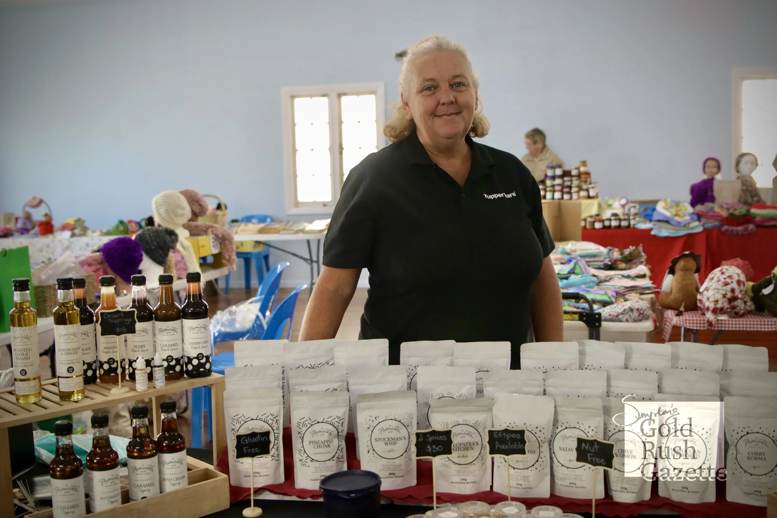 Fiona Ingram at the QCWA Markets at the QCWA Hall