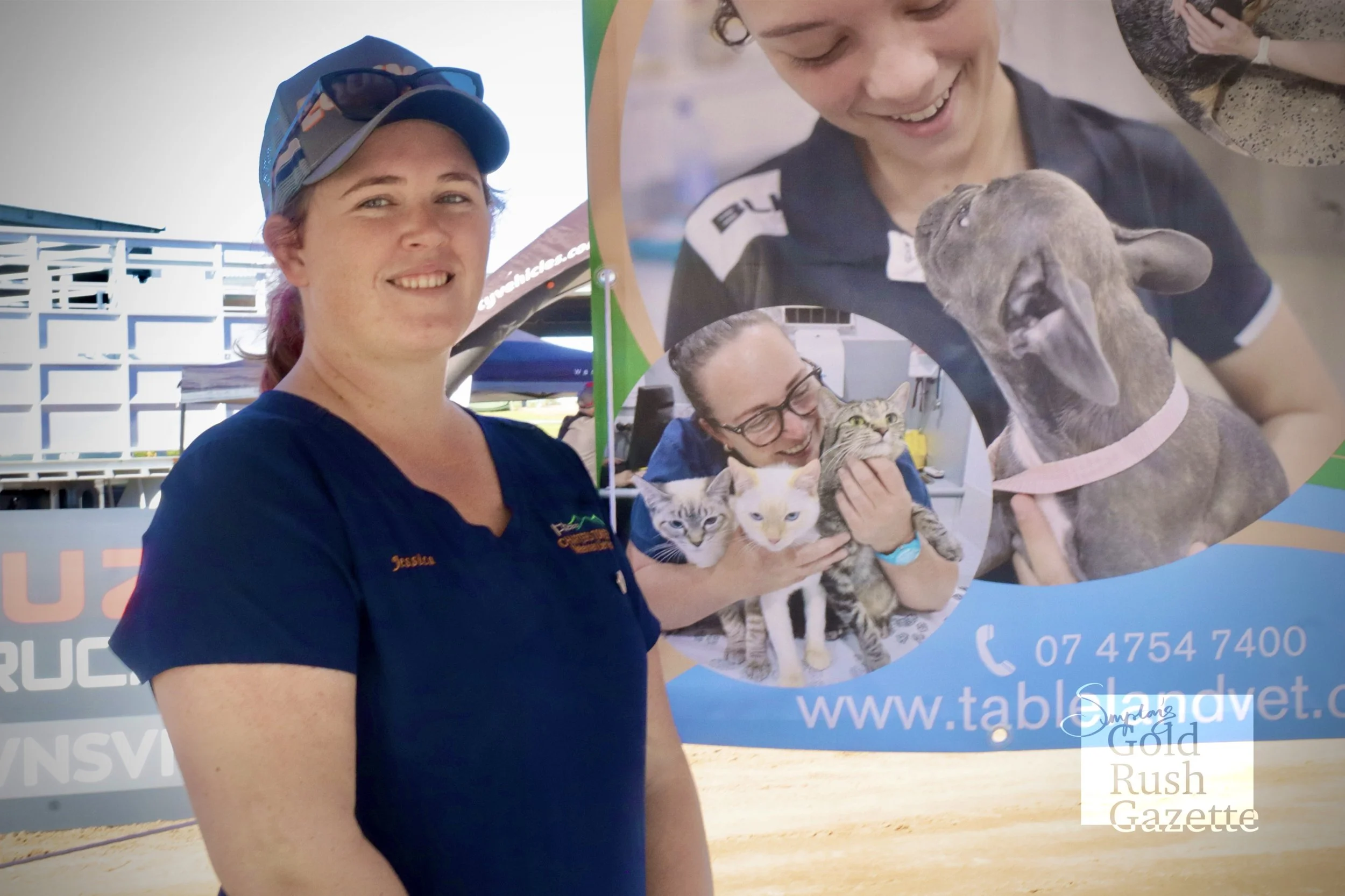 Jessica Lusk from the Charters Towers Veterinary Service at the 2024 Northern Beef Producers Expo