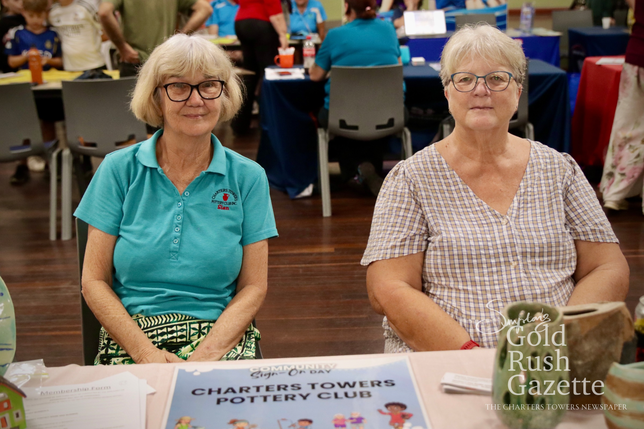 Charters Towers Pottery Club at the 2026 Charters Towers Regional Council Community Sign-On Day at the Arthur Titley Centre 