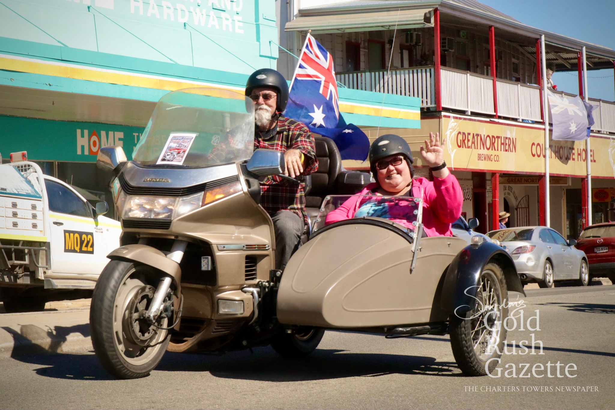 The 2026 Saturday Motor Show & Swap Meet Super Cruise down Gill Street