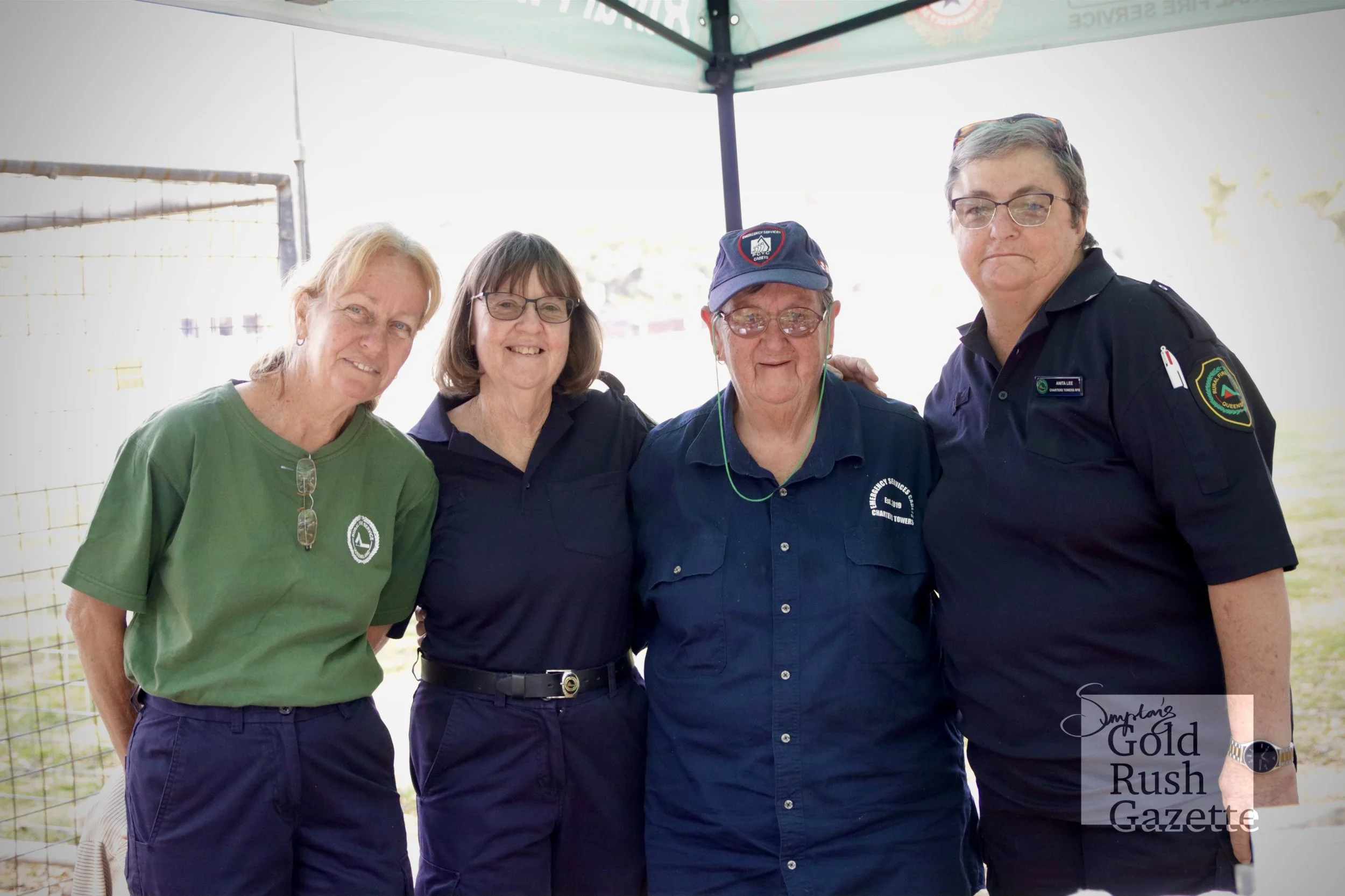 The Charters Towers Rural Fire Brigade at the September Centenary Park Charity Markets (2024)