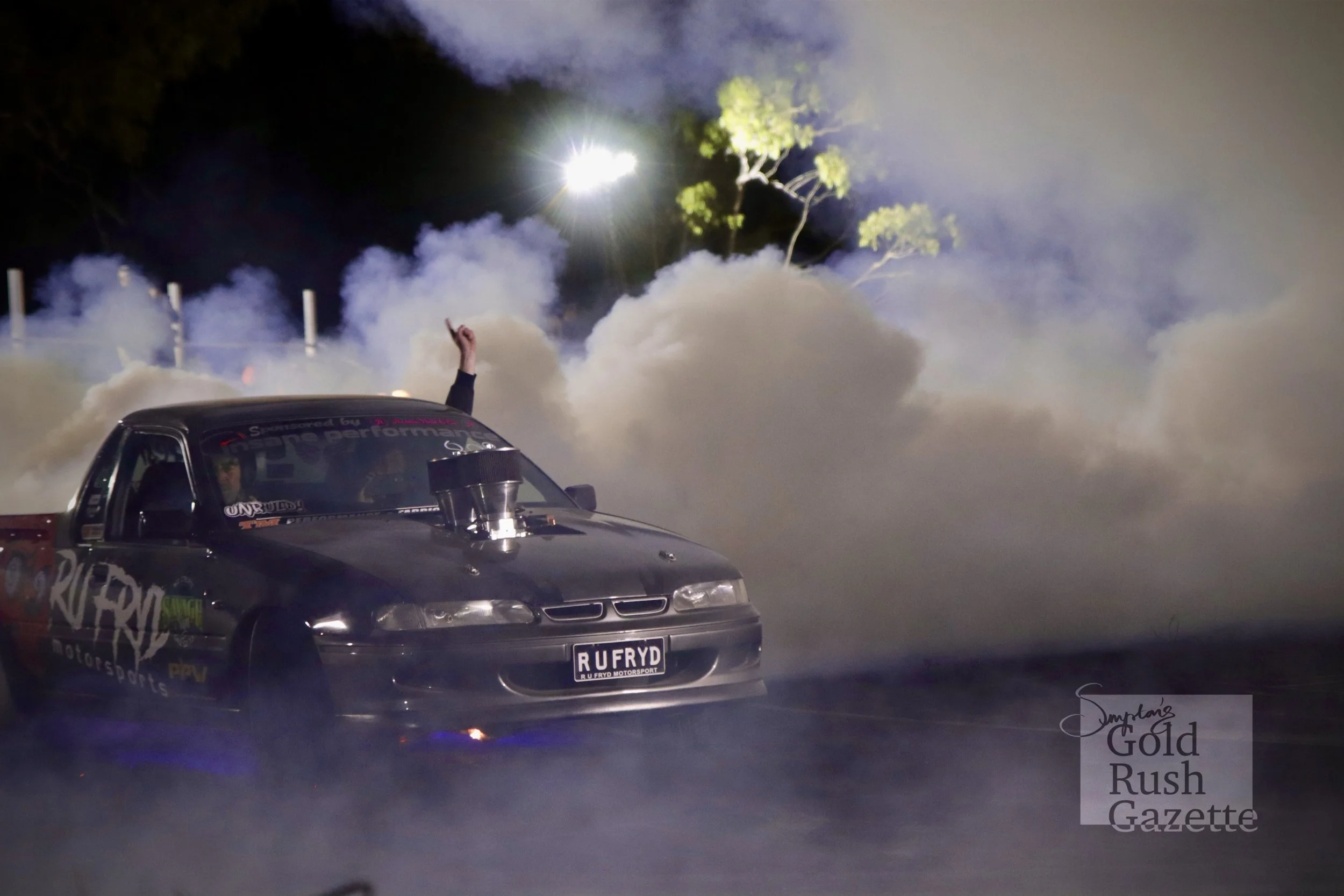 The 2024 Skidfest held by the held by the Charters Towers Burnout Club Inc.