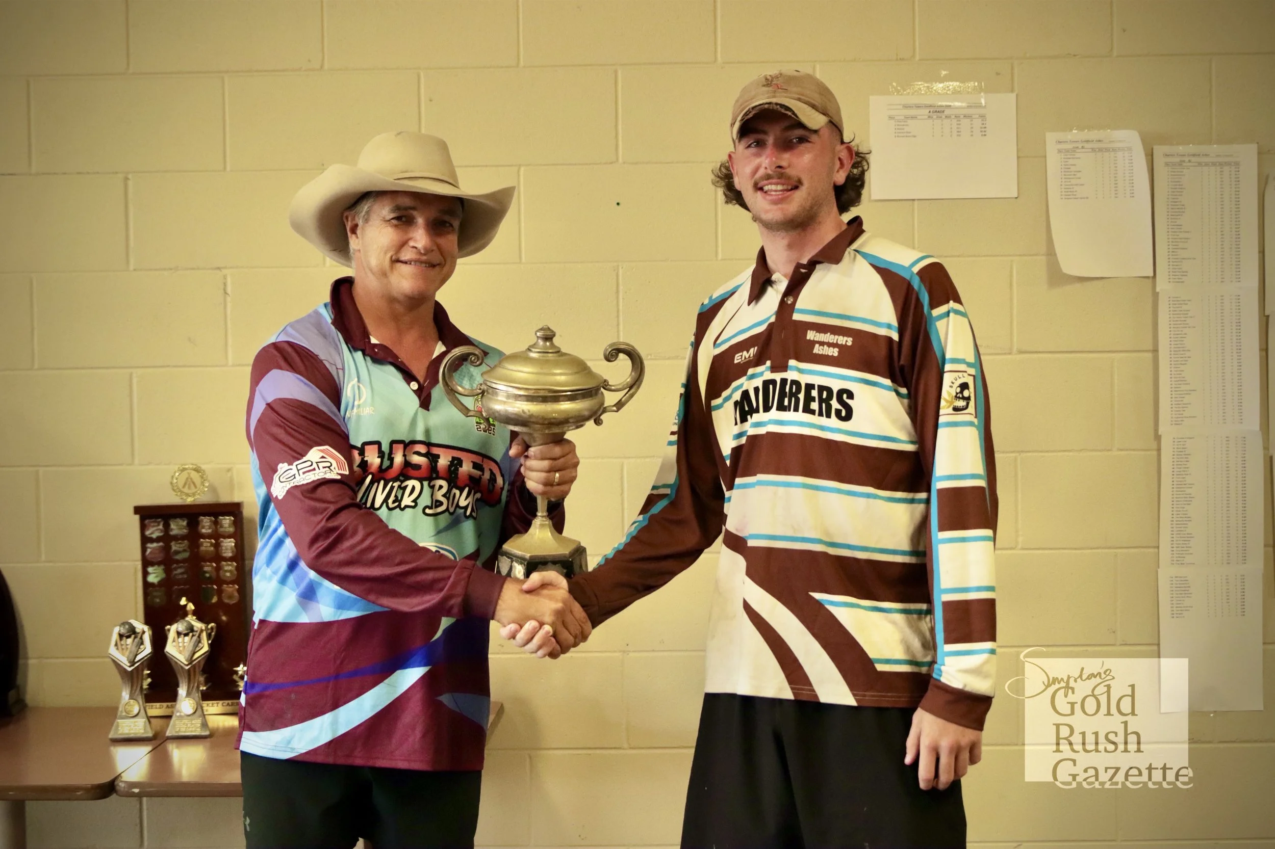 Winners at the 2025 Goldfield Ashes awards presentation