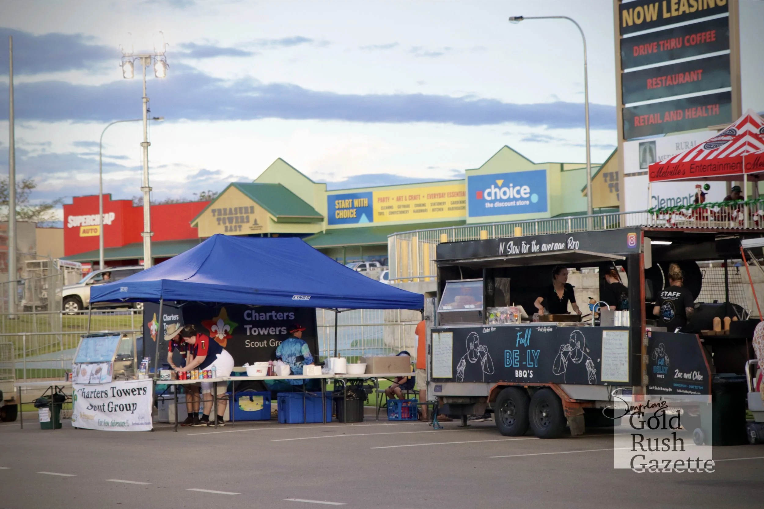 The Goldtower Christmas eat street markets at Poppet Head Plaza (2024)