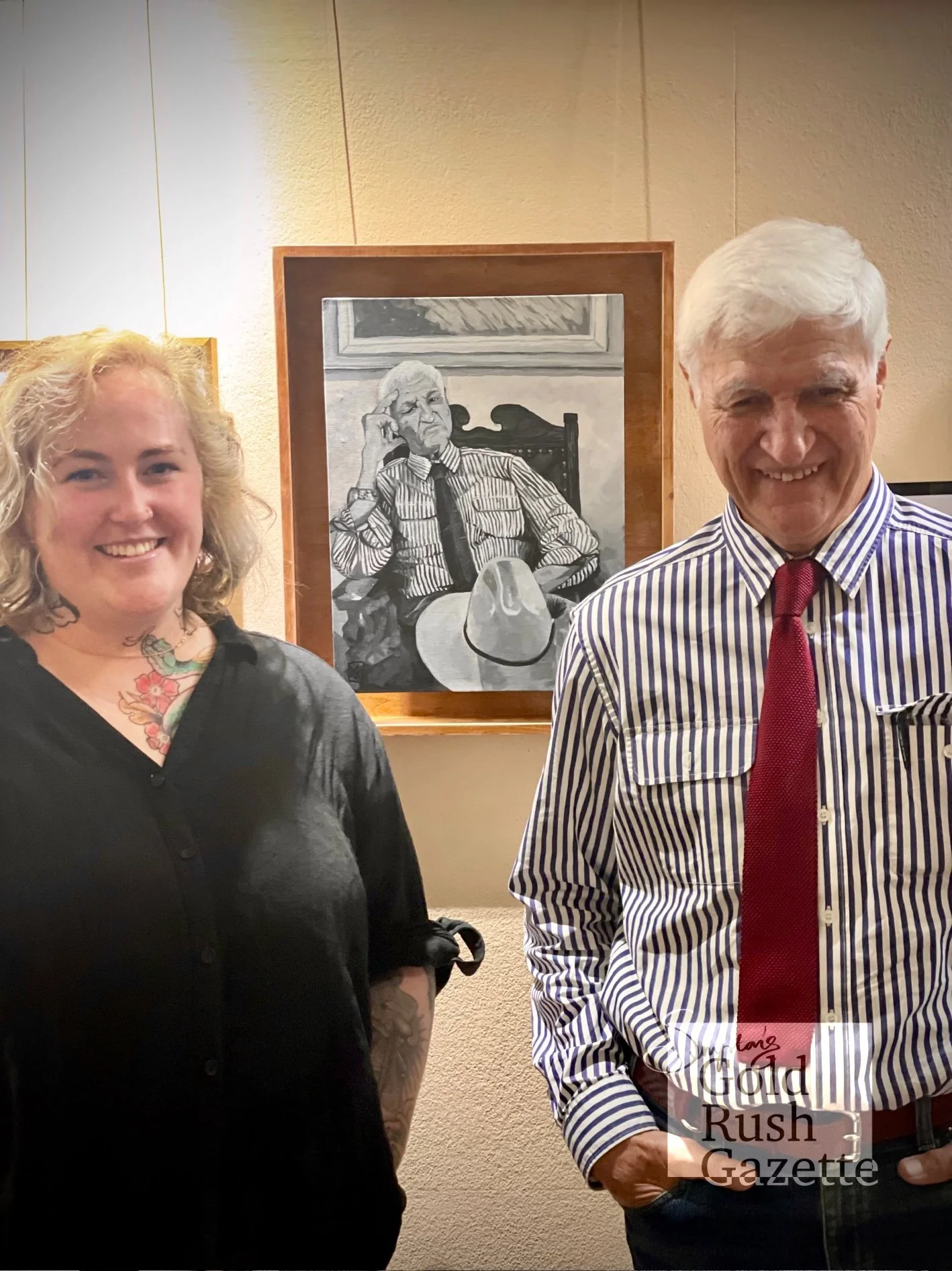 'The World in Study' exhibition featuring works by Xander Townsend held at the Charters Towers World Theatre (2023)