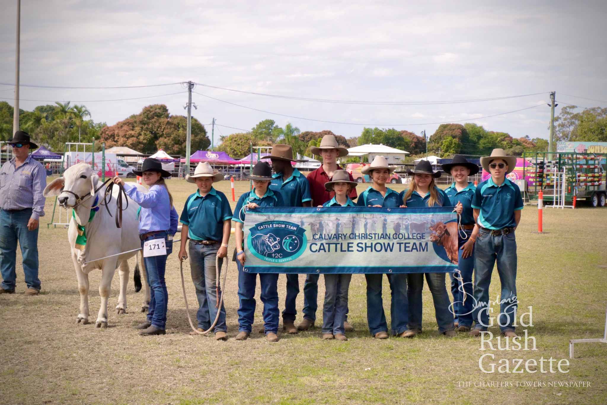 The 2026 Charters Towers Show parade and awards presentation at the Showgrounds