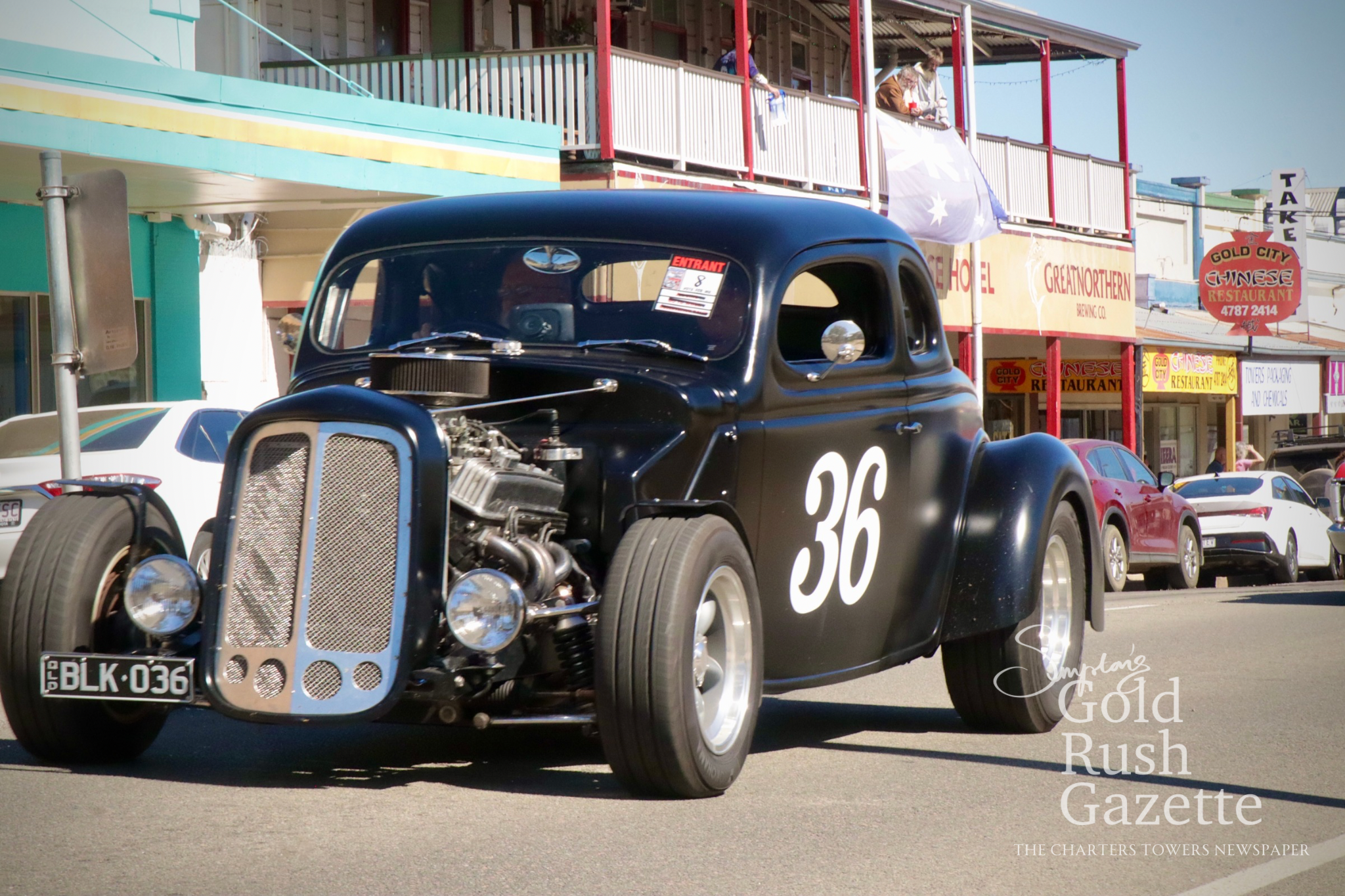 The 2026 Saturday Motor Show & Swap Meet Super Cruise down Gill Street