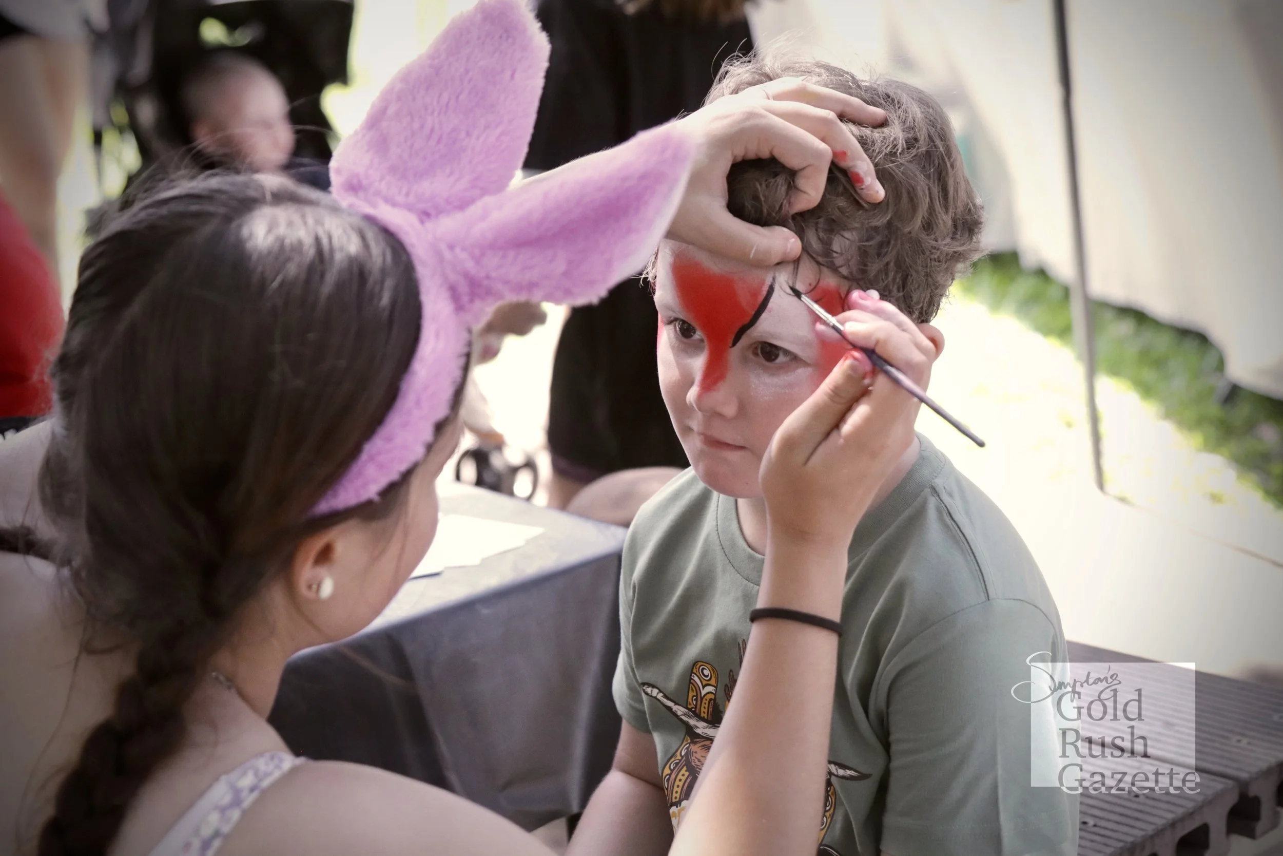 The Easter festivities at this month’s Centenary Park Charity Markets (2023)
