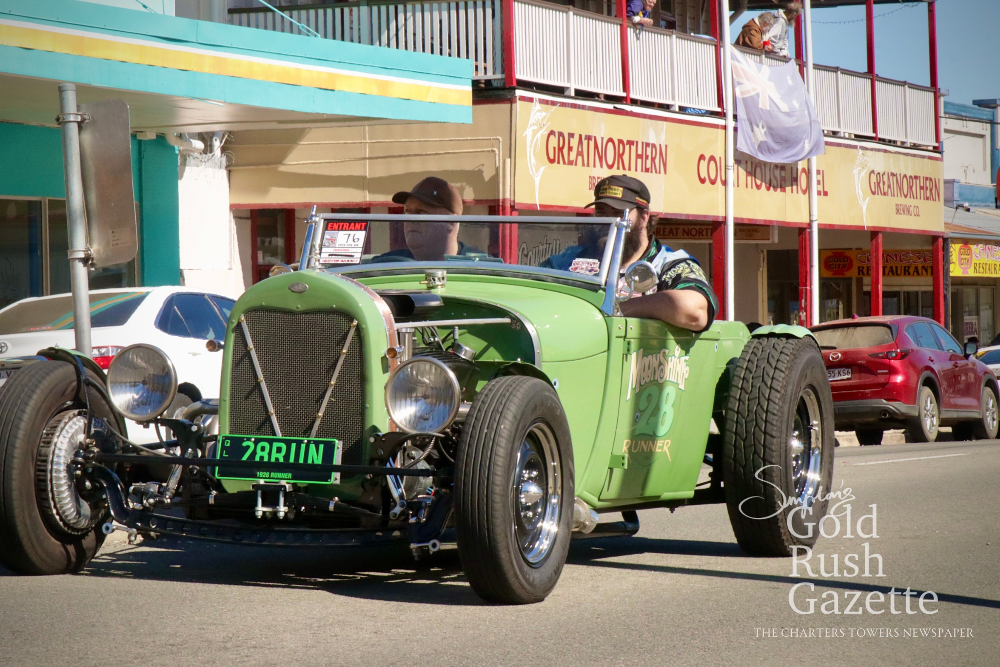 The 2026 Saturday Motor Show & Swap Meet Super Cruise down Gill Street