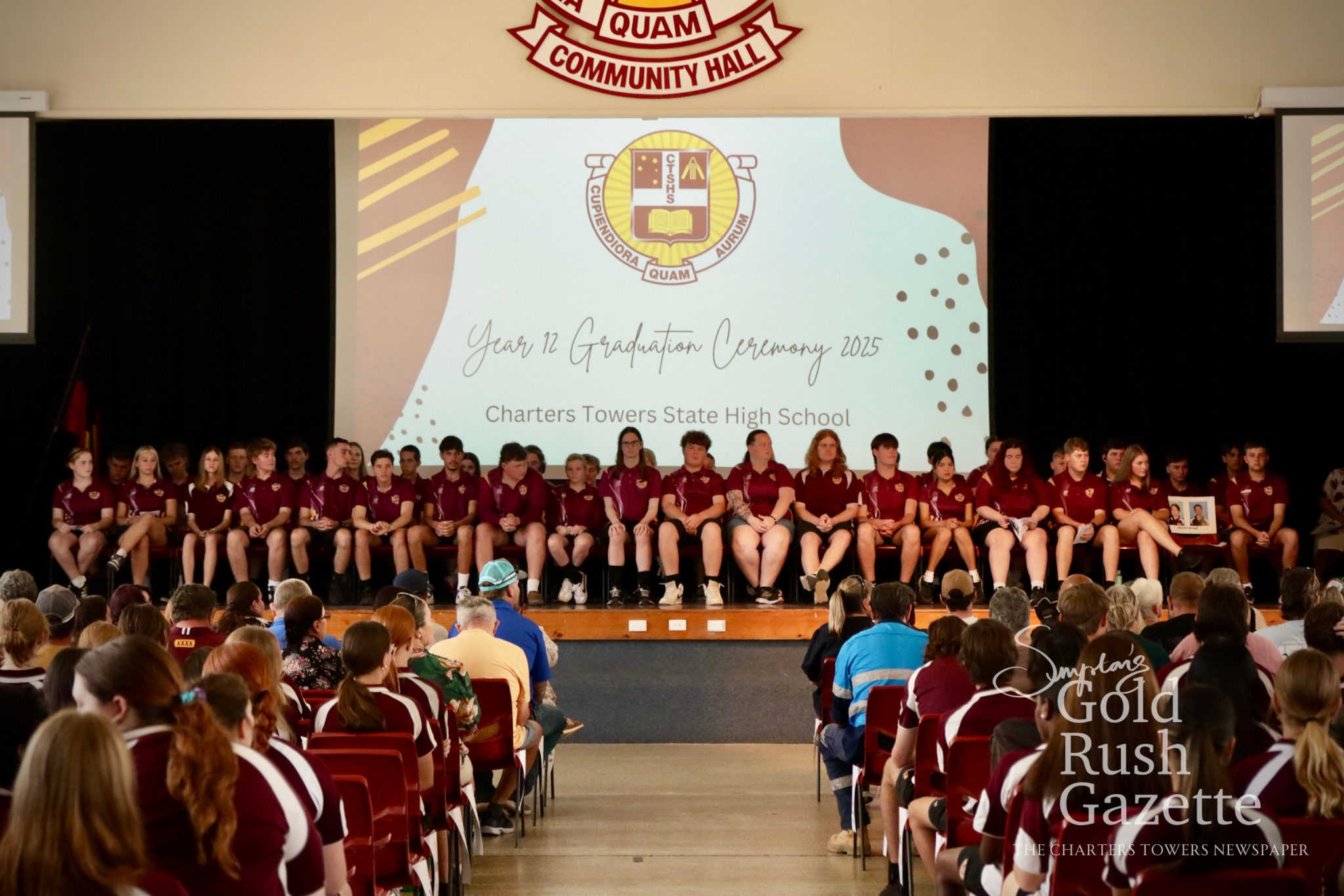 2025 Charters Towers State High School Year 12 final assembly