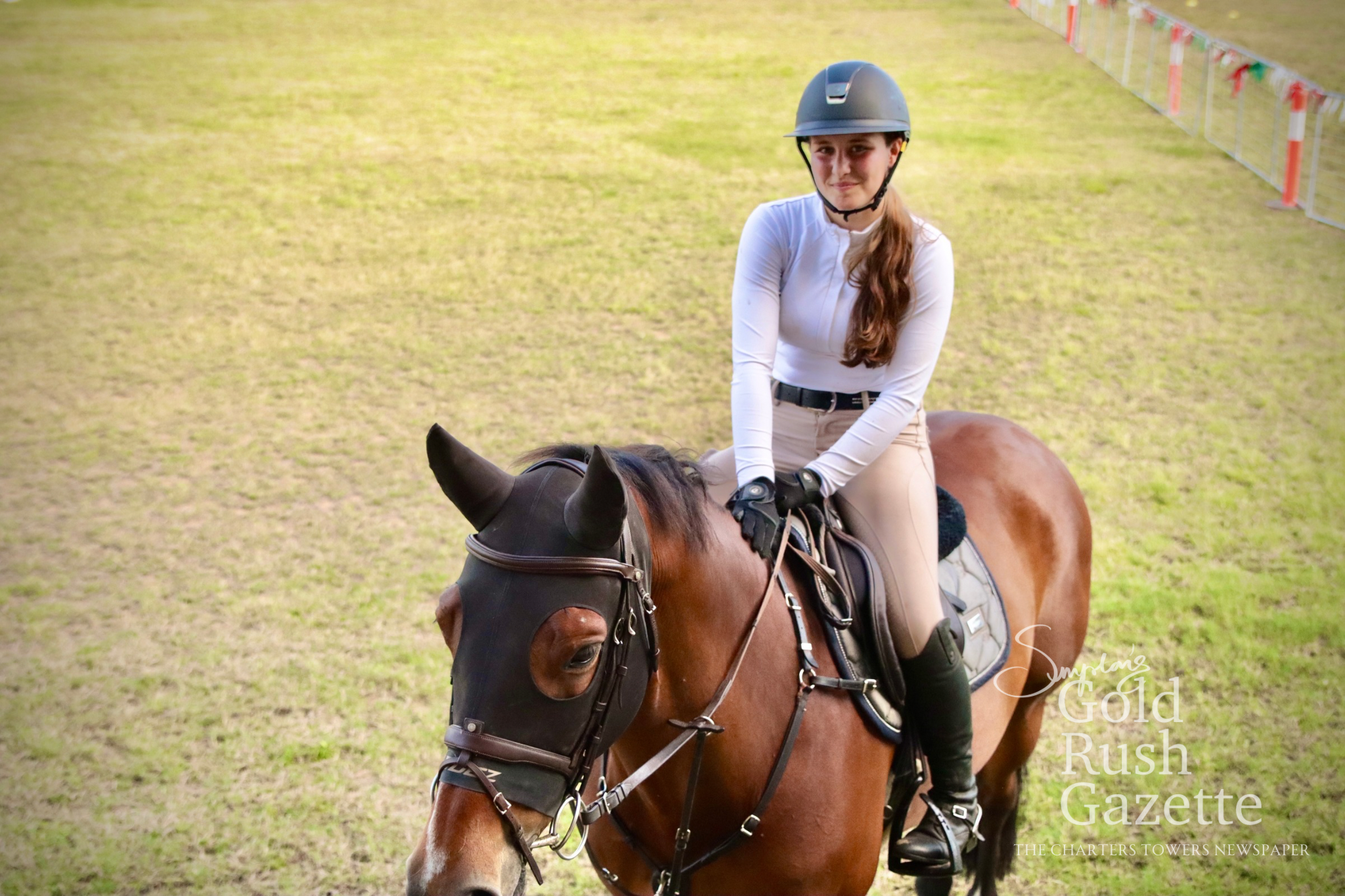 Renee Swensen and horse Lenny Lariken at the 2025 Charters Towers Show at the Charters Towers Showgrounds
