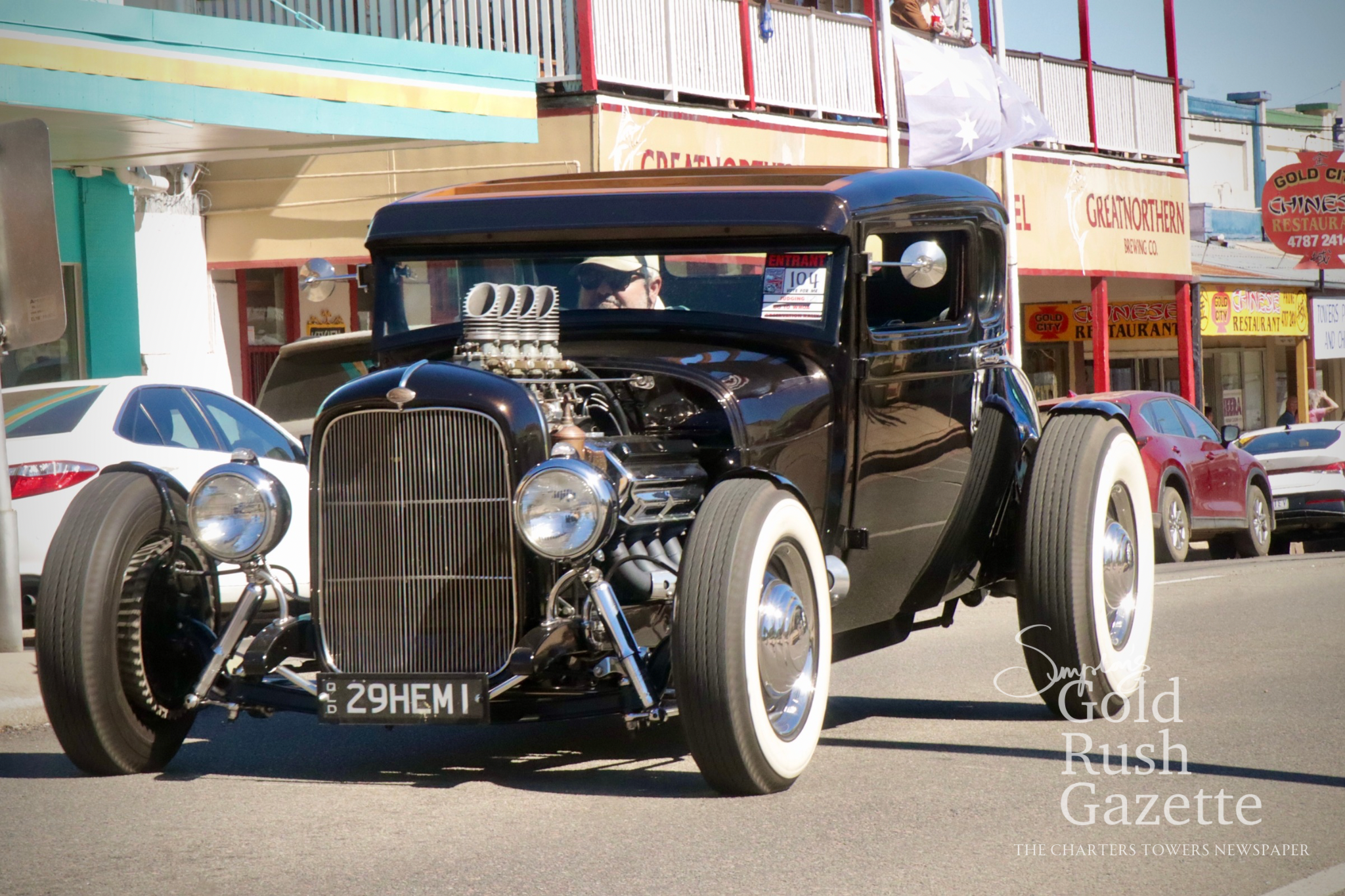The 2026 Saturday Motor Show & Swap Meet Super Cruise down Gill Street